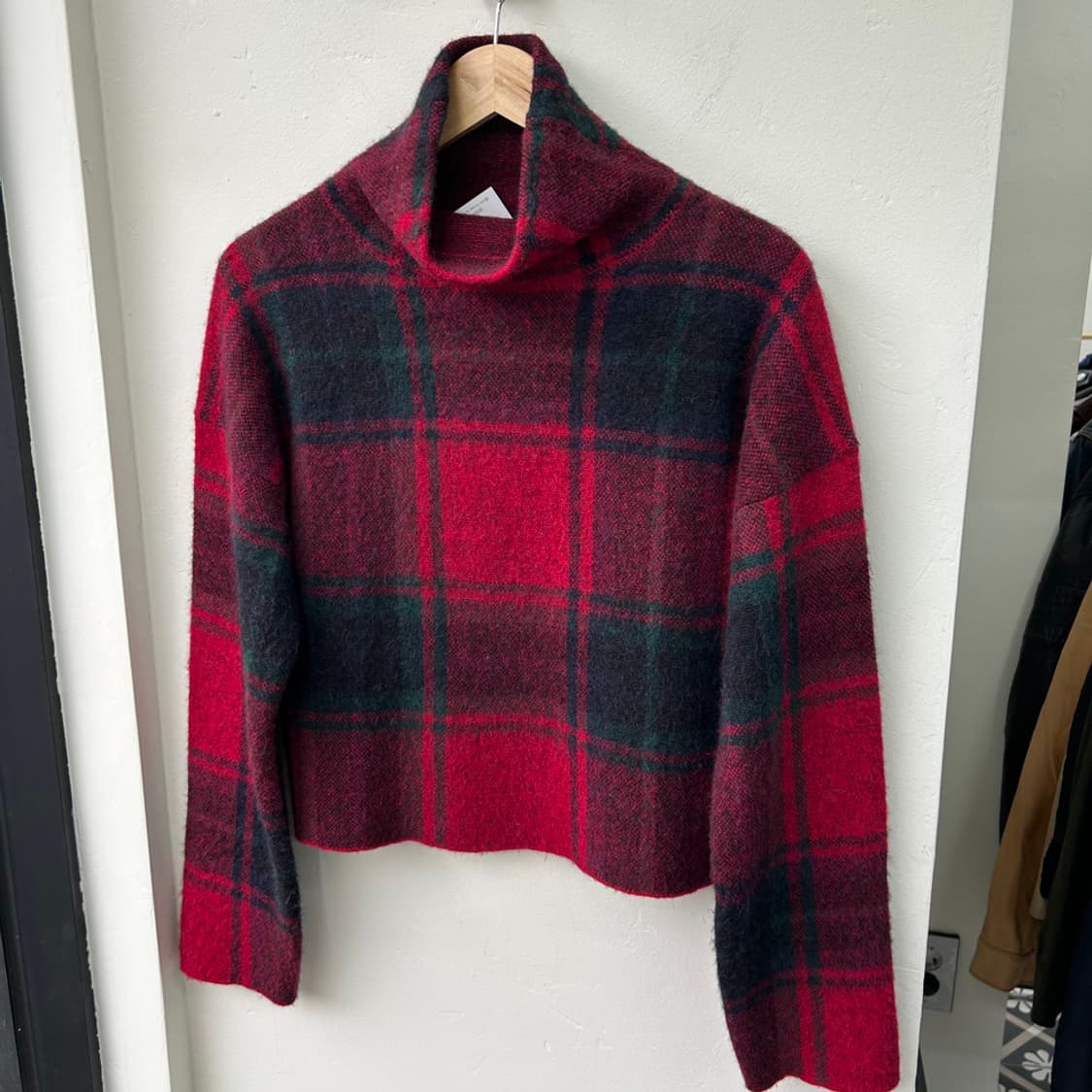 16159 - 폴로 랄프로렌 체크 블렌드 터틀넥 니트 상품이미지2