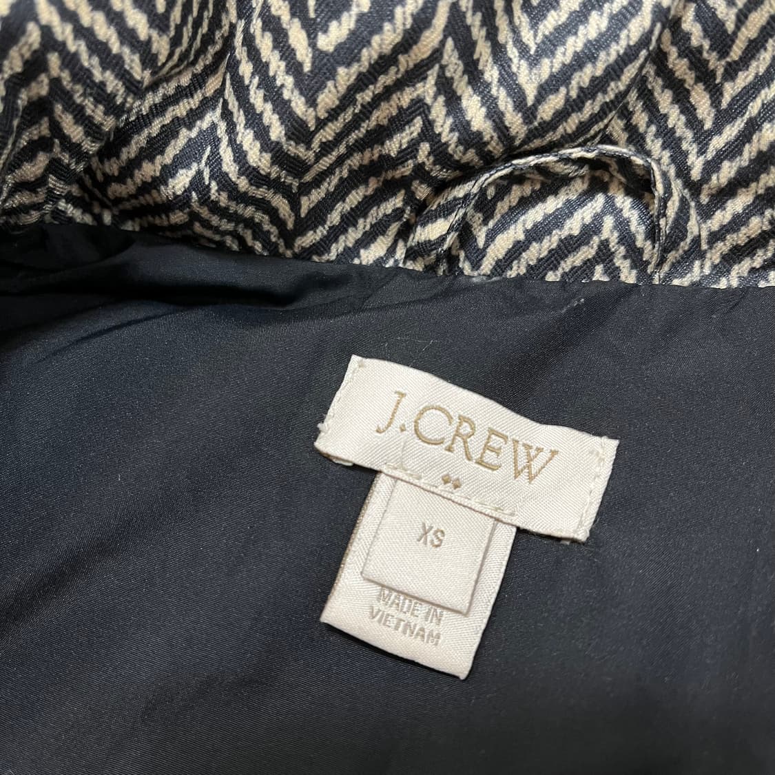 제이크루 여성 헤링본 퀼팅 패딩 베스트 XS/85 상품이미지4