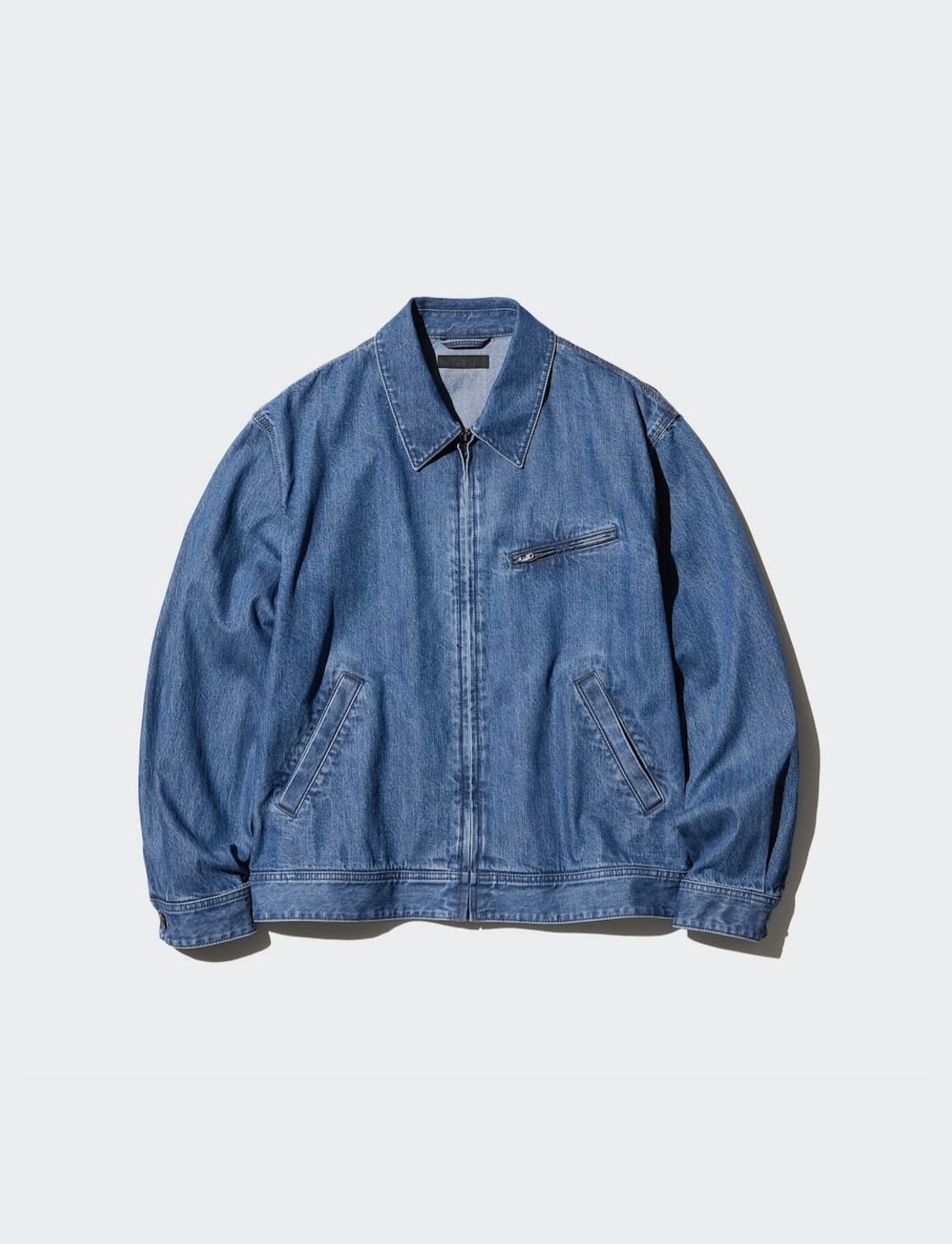 [새상품 XL] 유니클로 집업블루종 데님자켓 청자켓 상품이미지1