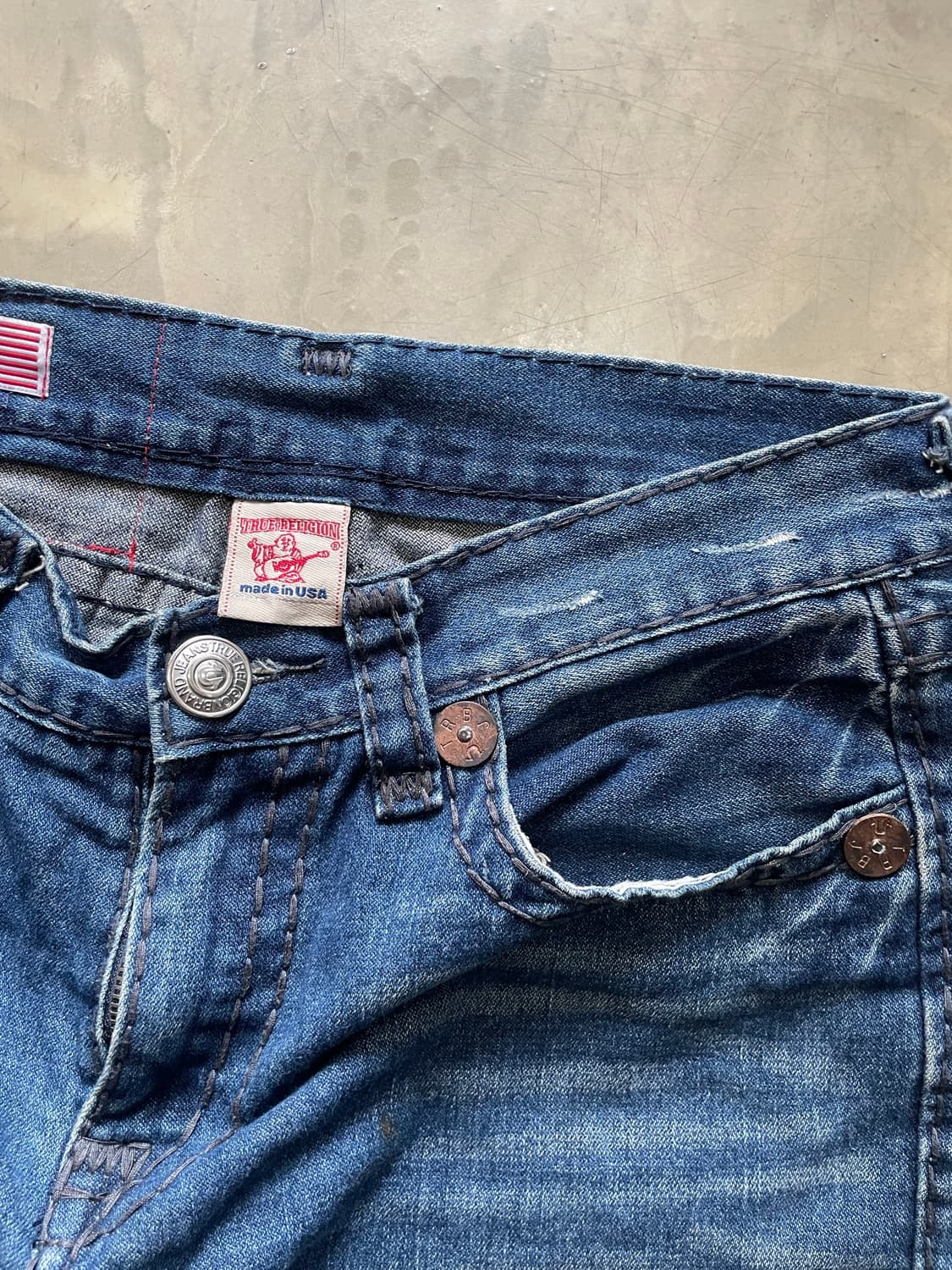 True Religion USA JOEY SUPER T 부츠컷 34x33 상품이미지7