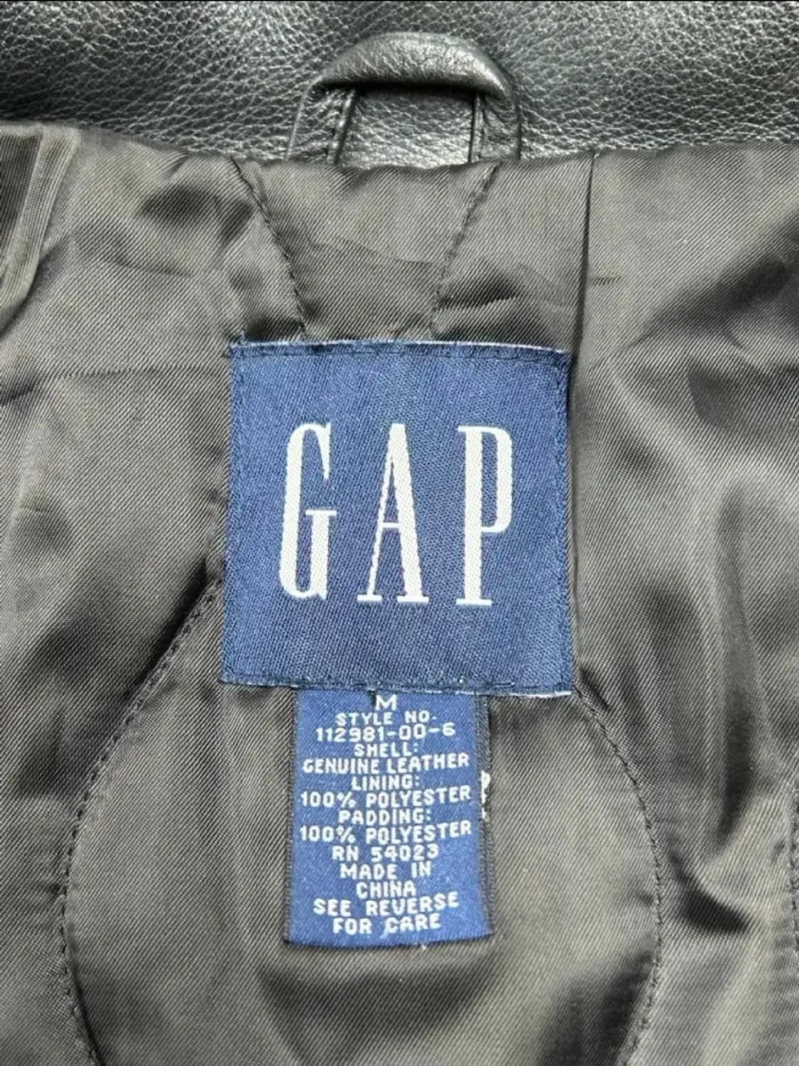 올드갭 레더카코트 M사이즈 상품이미지3