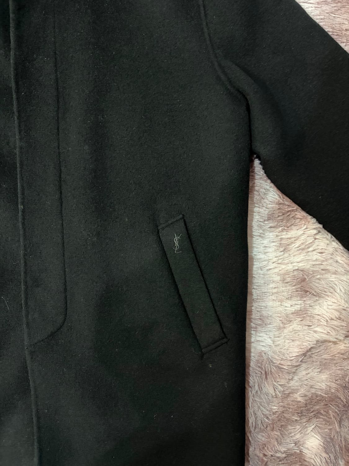 입생로랑 YSL 올드스쿨 울 코트 상품이미지5