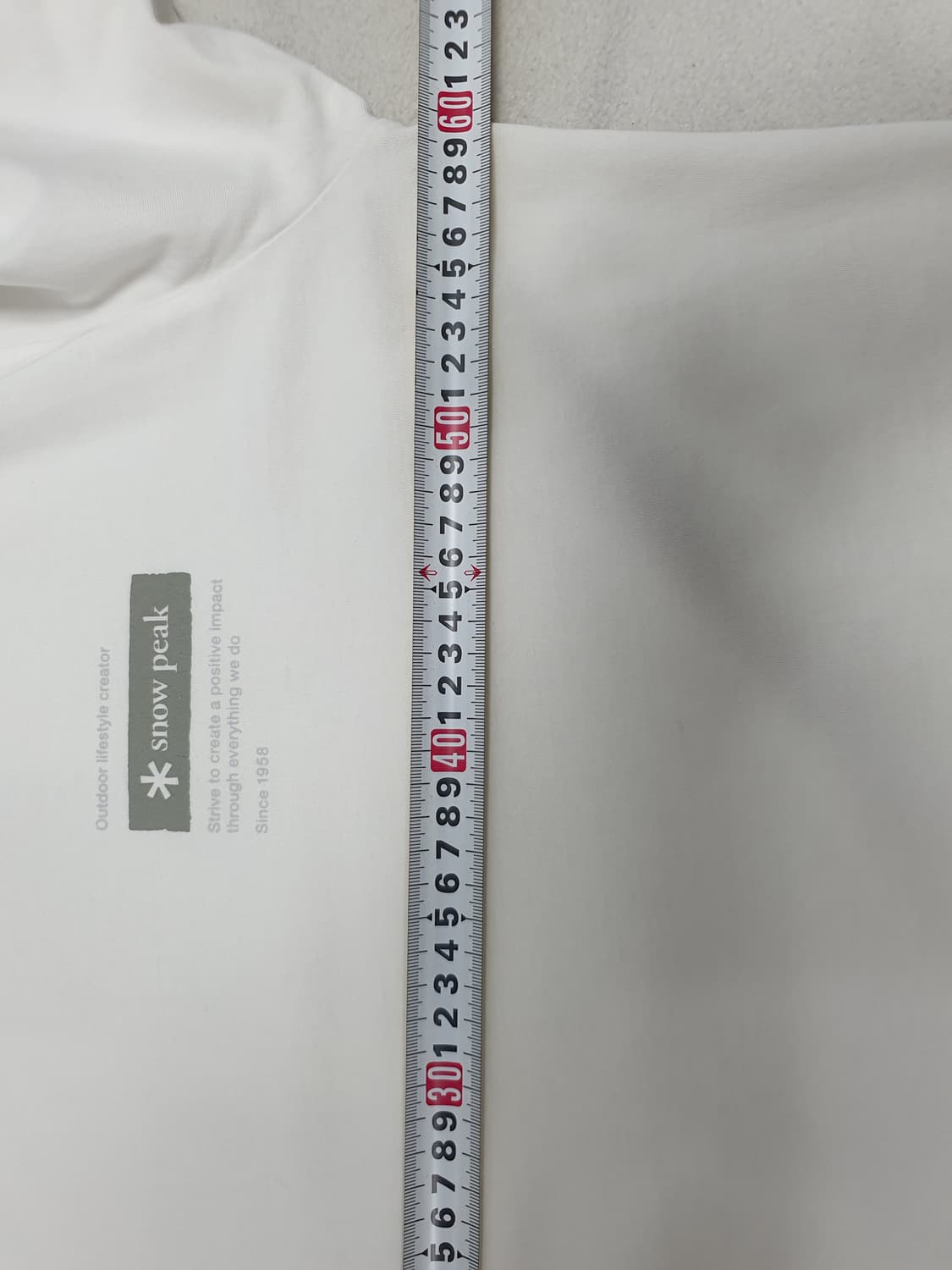 스노우피크 반팔티 화이트 xl 상품이미지4