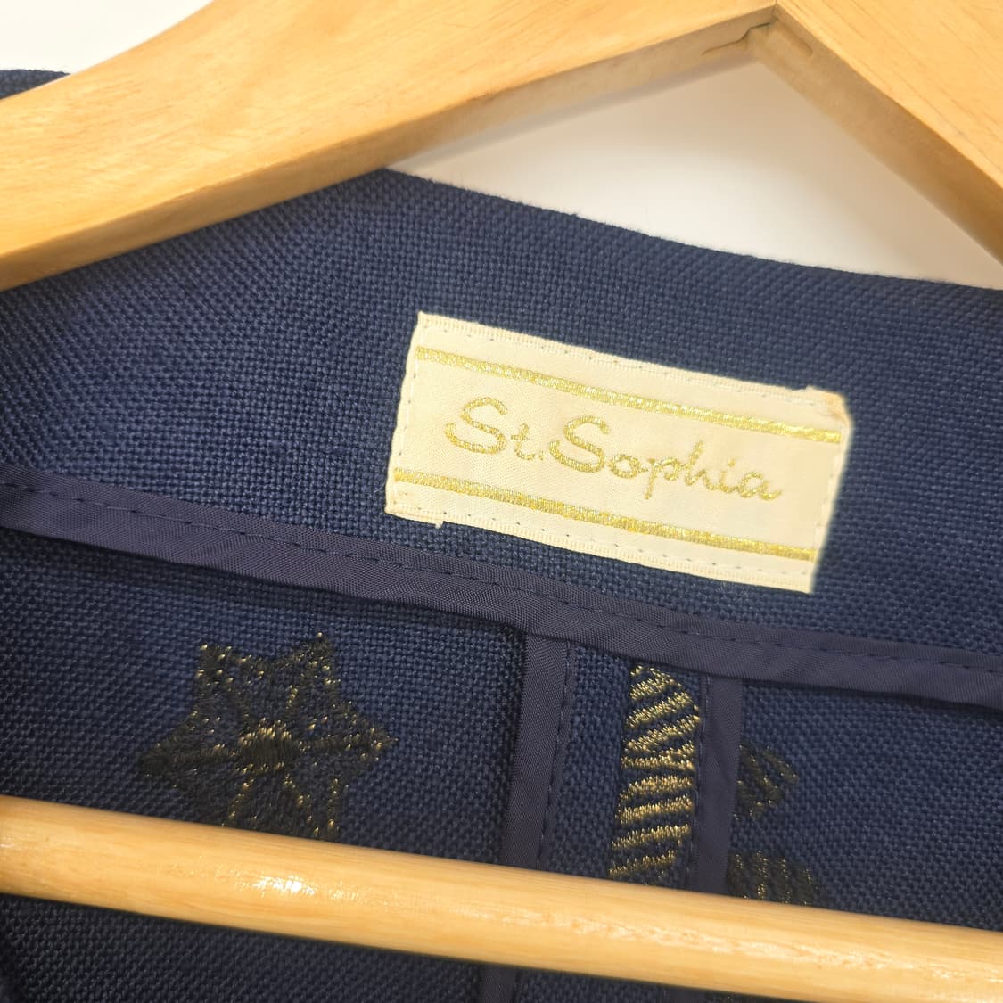 일본빈티지 고급스러운 골드 자수 디테일이 레이온 자켓 상품이미지2