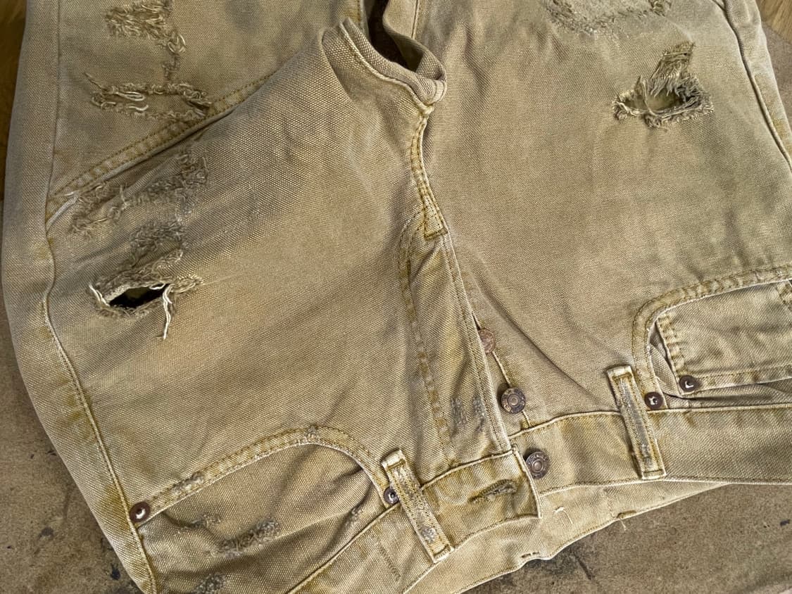 폴로랄프로렌(DS)/카키 디스트레스드 데님팬츠(30“) 상품이미지3