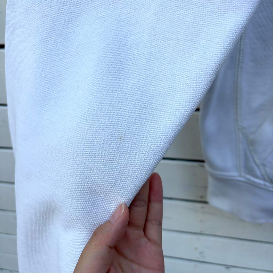 Polo 폴로 흰색 후드집업 상품이미지3