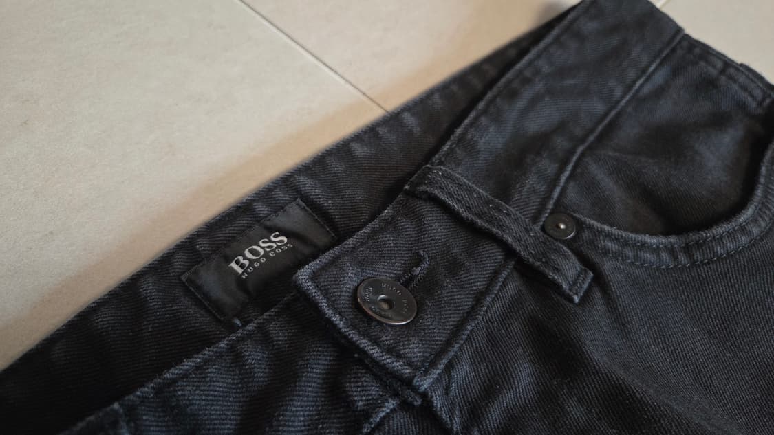 휴고보스 델라웨어 스트레치 블랙진  상품이미지5