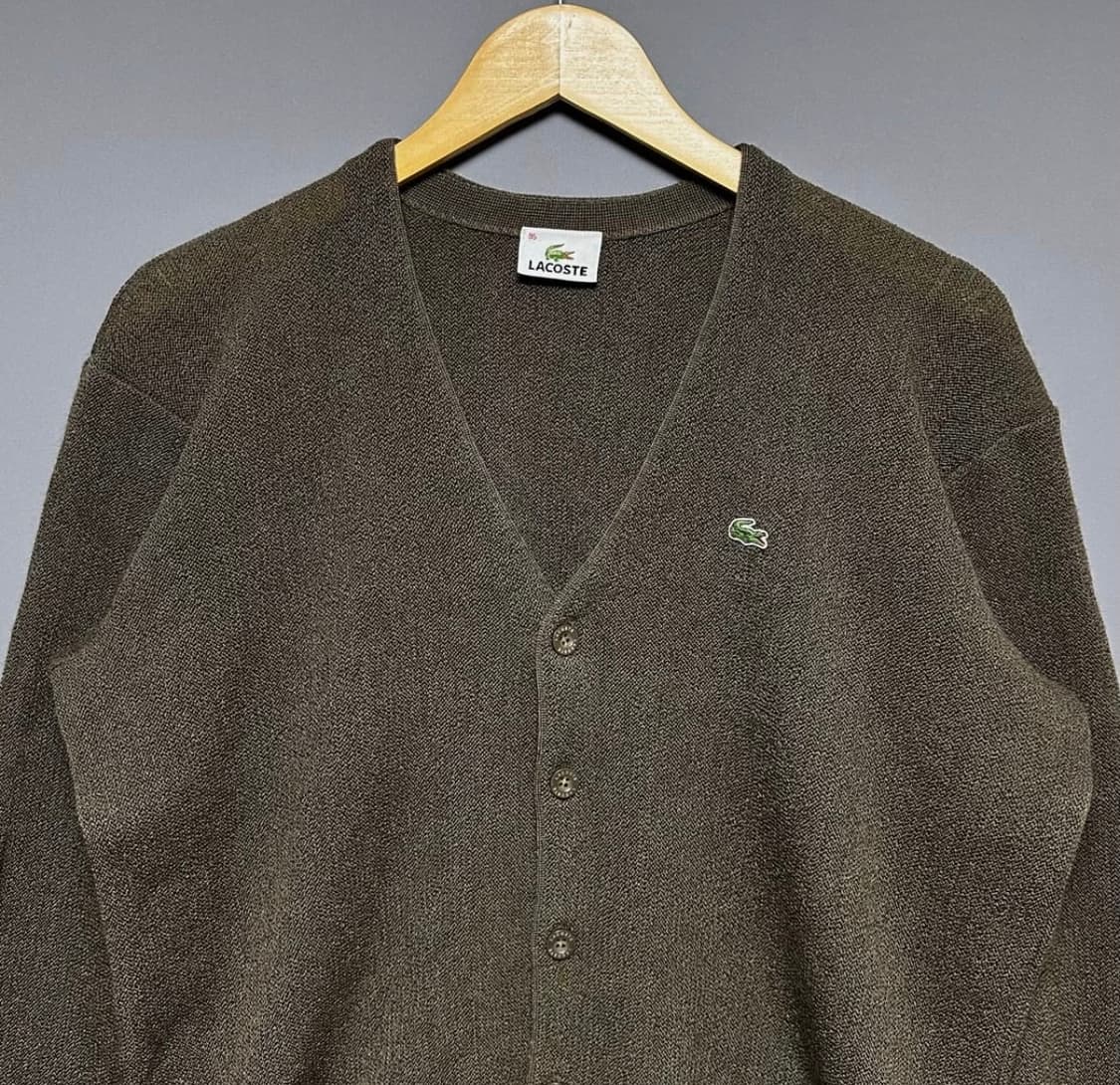 Lacoste 브라운 니트 가디건 상품이미지2