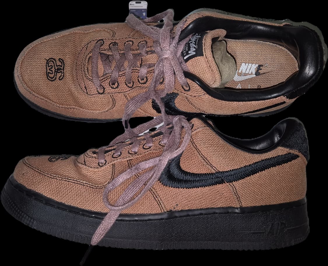 나이키 스투시 에어포스 트리플블랙 285 상품이미지1