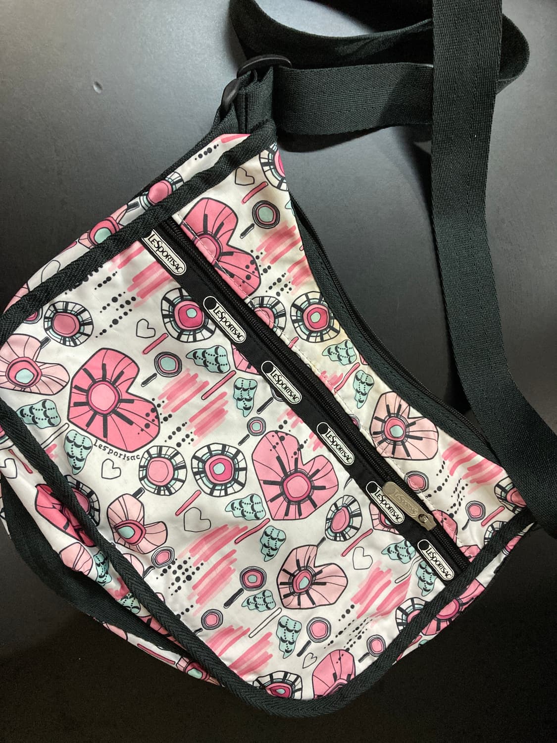 레스포삭 하트 크로스백 상품이미지2