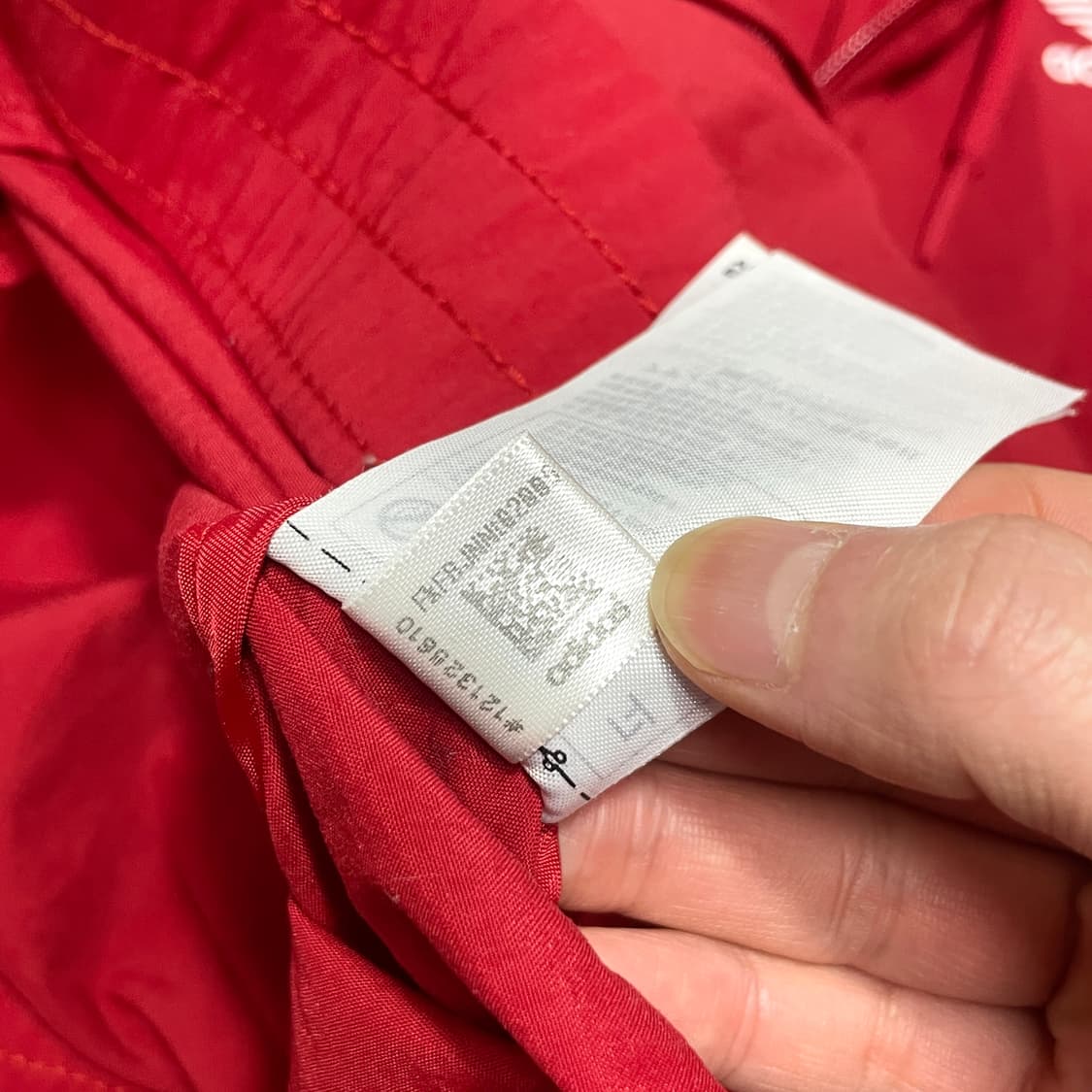 아디다스 오리지날 삼선 레드 바람막이 점퍼 남성3XL 상품이미지7