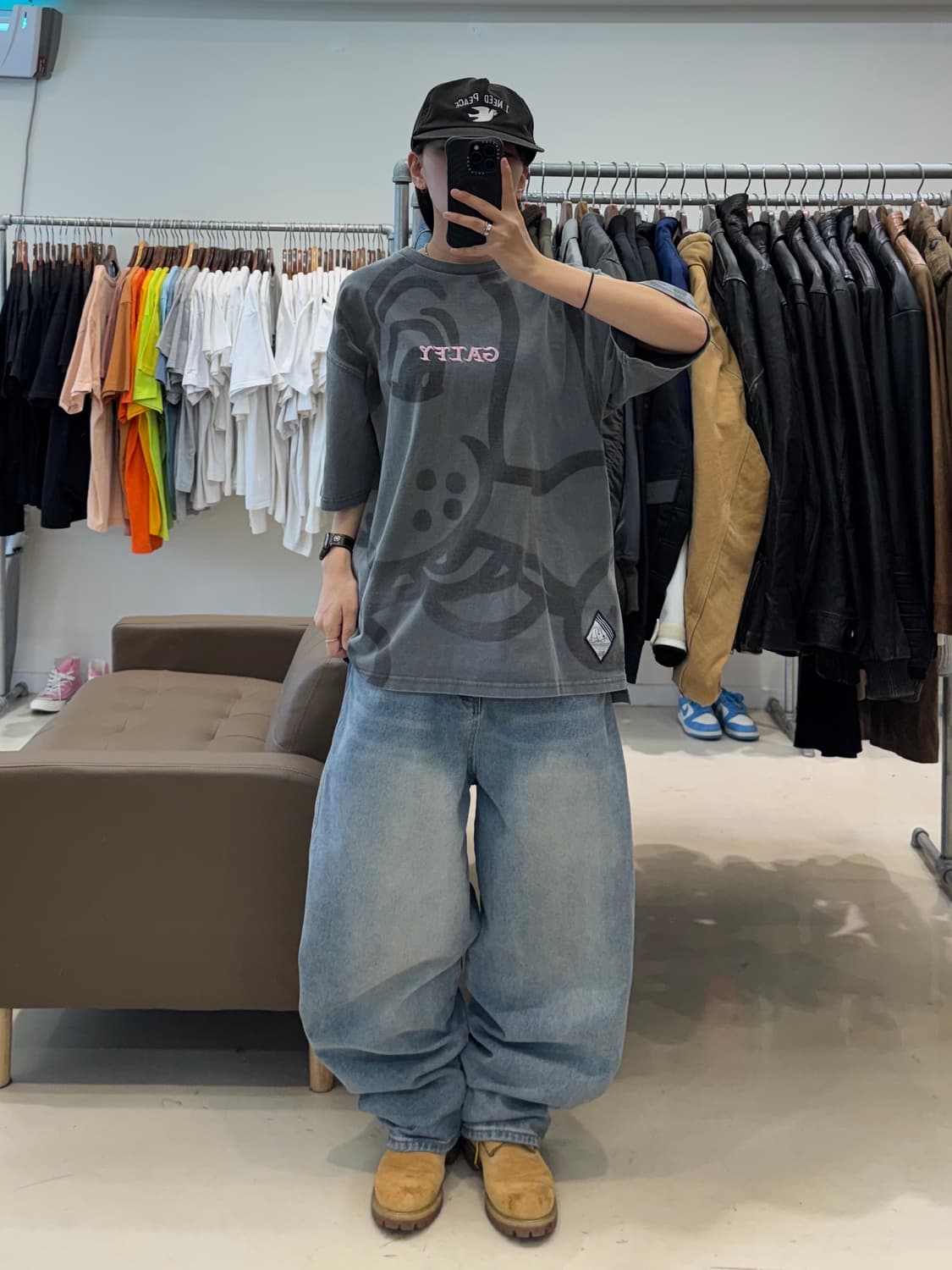갈피 그래픽 티셔츠 상품이미지6