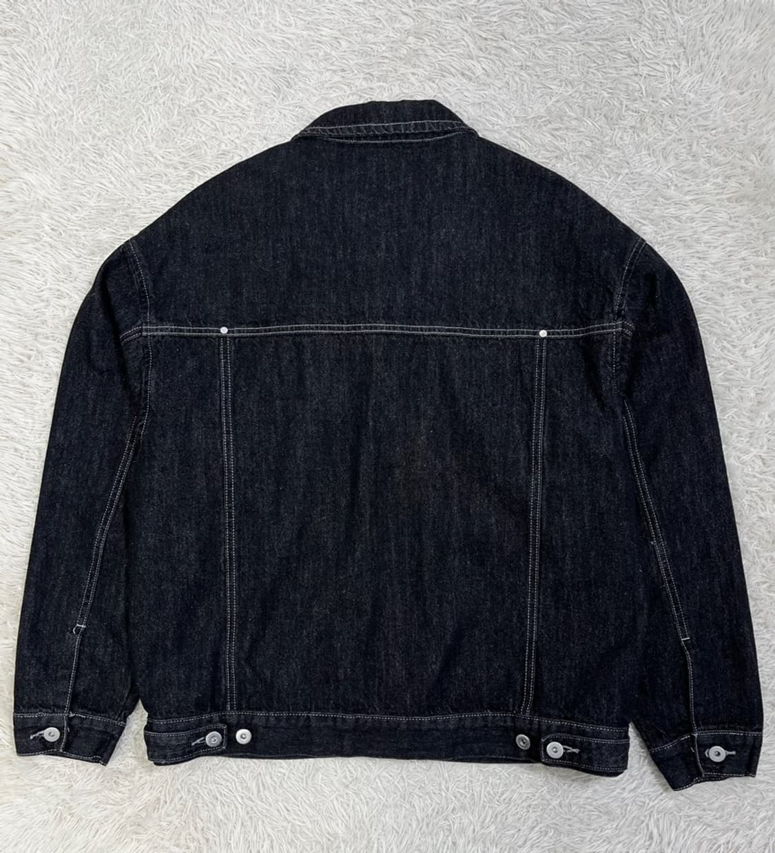 트릴리온 흑청 데님 트러커 자켓/#3329 상품이미지3