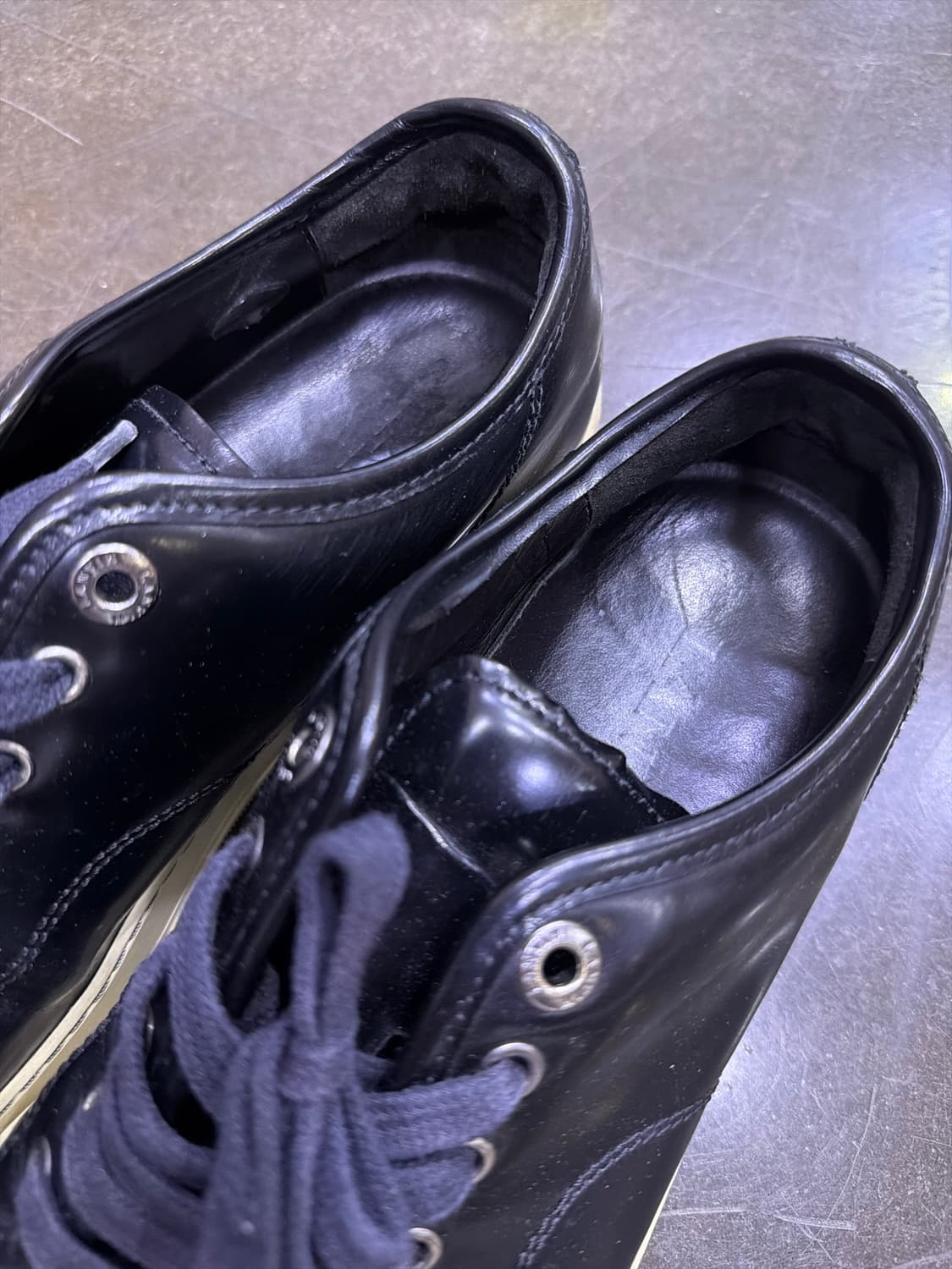 랑방 벨루어 스웨이드 스니커즈 블랙 7 사이즈 260 상품이미지5