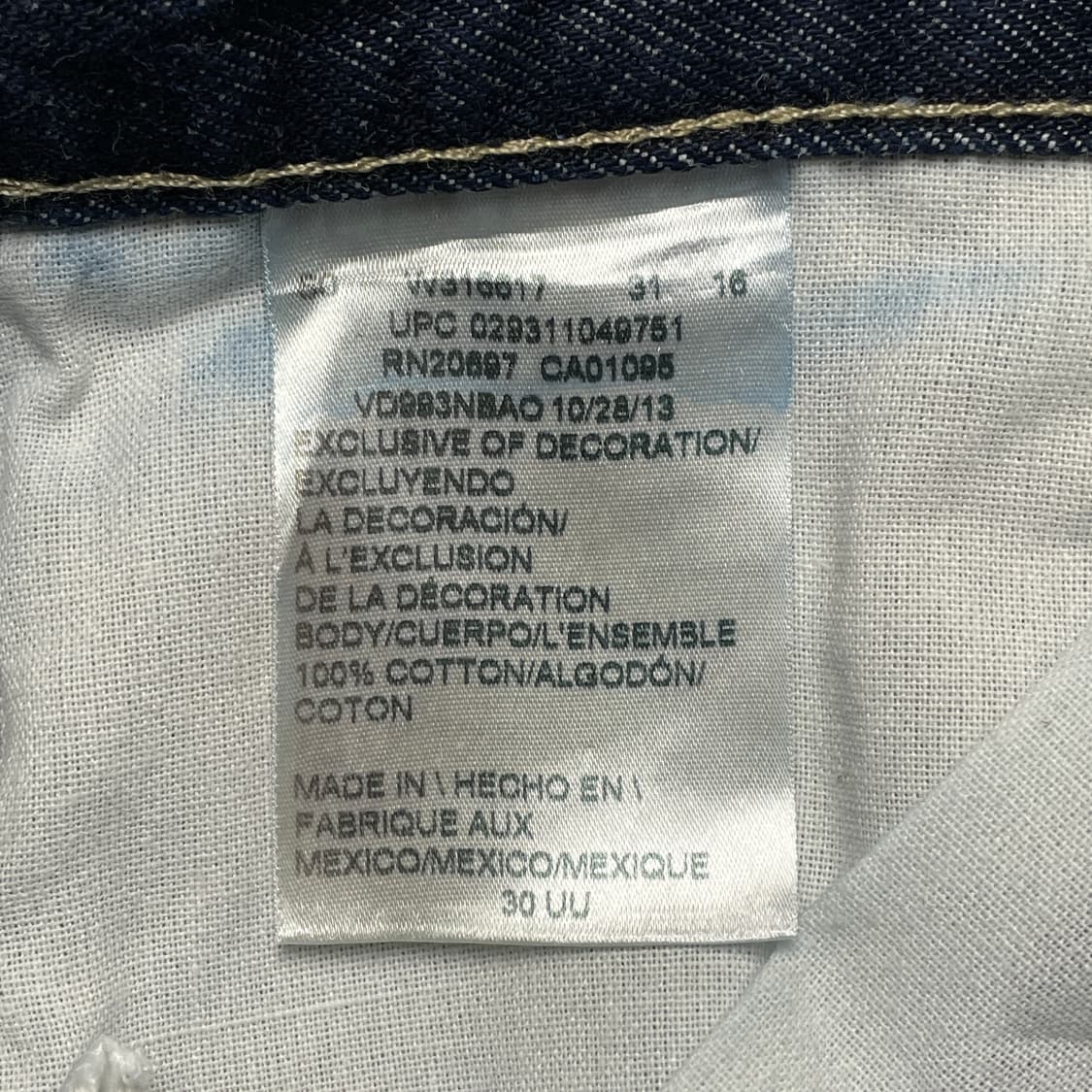 DICKIES 디키즈 빈티지 리플렉터 인디고 데님 워크 팬츠 A00936 상품이미지9