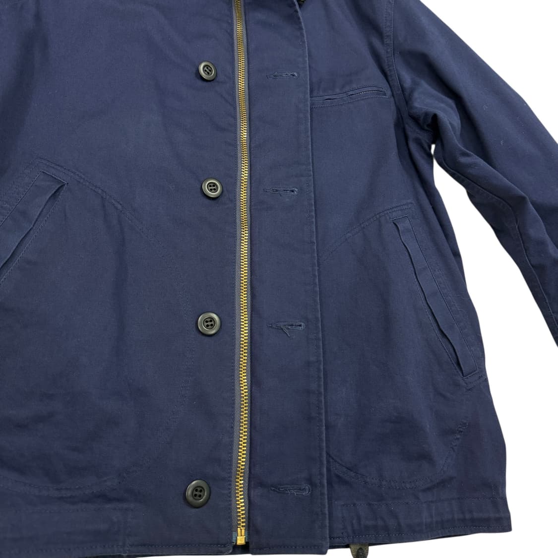 꼼데가르송 코튼 헌팅자켓 네이비 M 상품이미지6