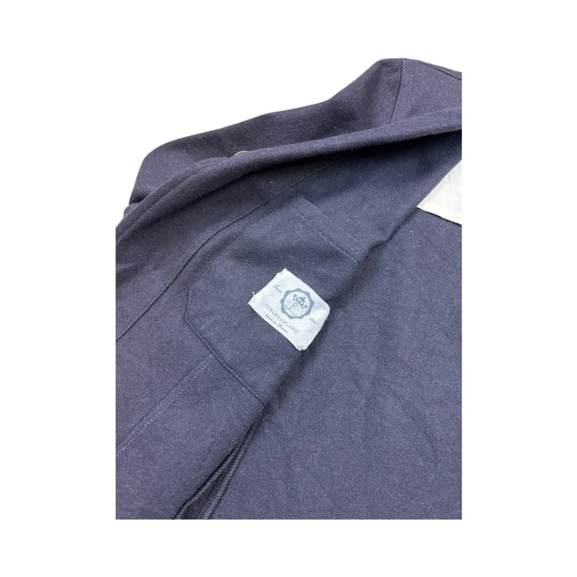 S) 빈티지 프렌치 네이비 3버튼 패치 워크자켓 OJ-036 상품이미지6