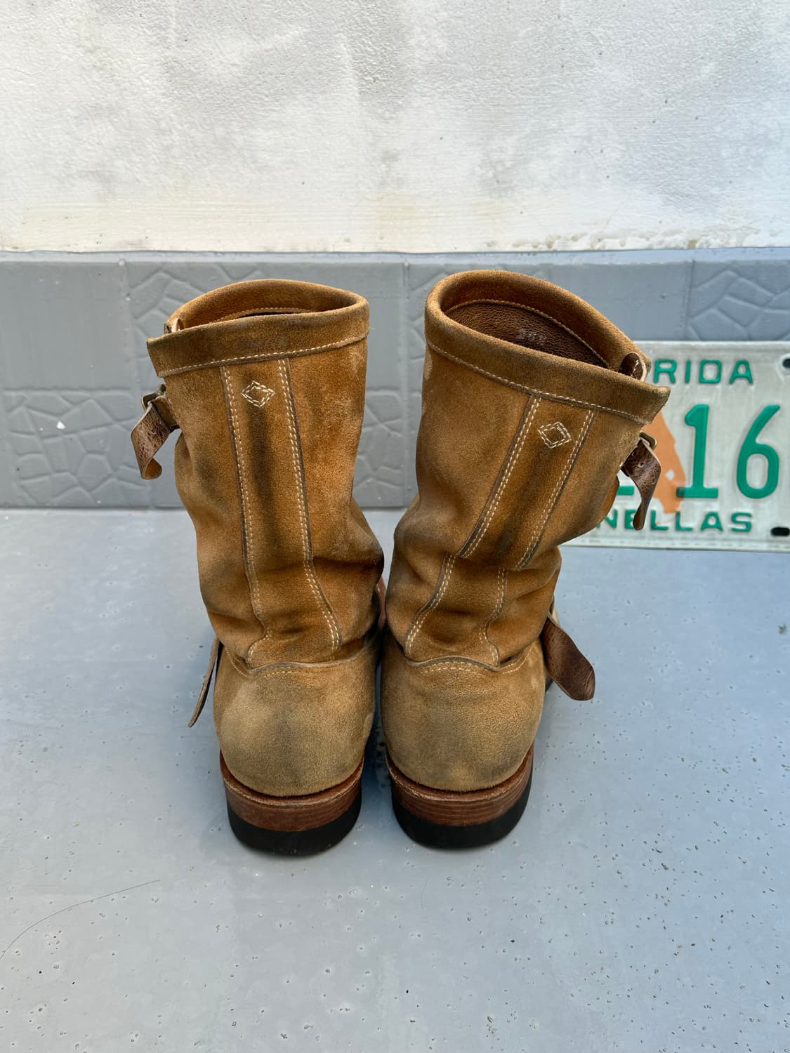 [아르고] •Kudu Suede Engineer Boots 상품이미지4