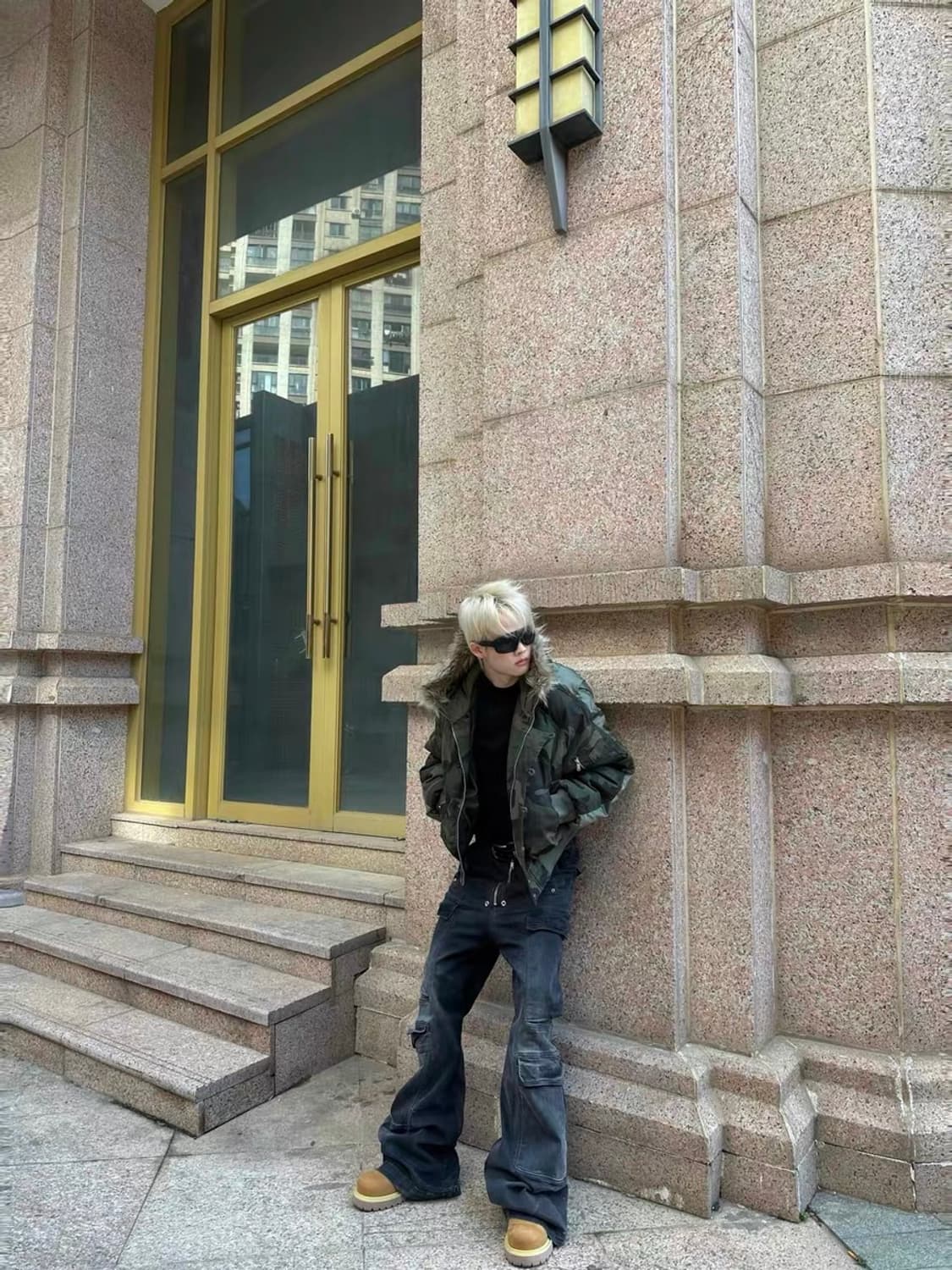 Wolfstar Camo Fur Bomber 상품이미지5