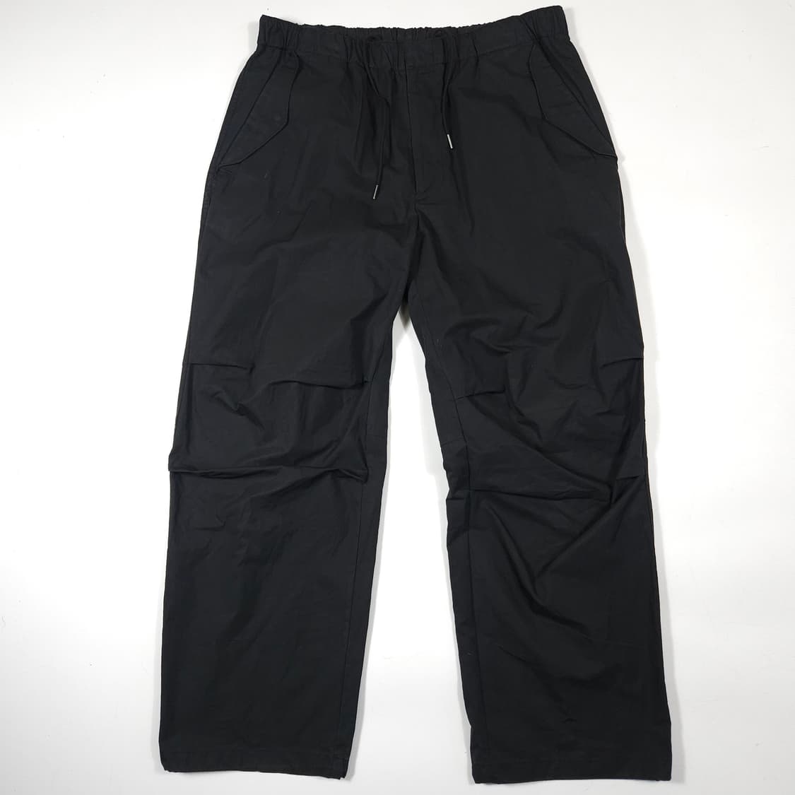 해칭룸 와이드 팬츠 블랙 상품이미지1