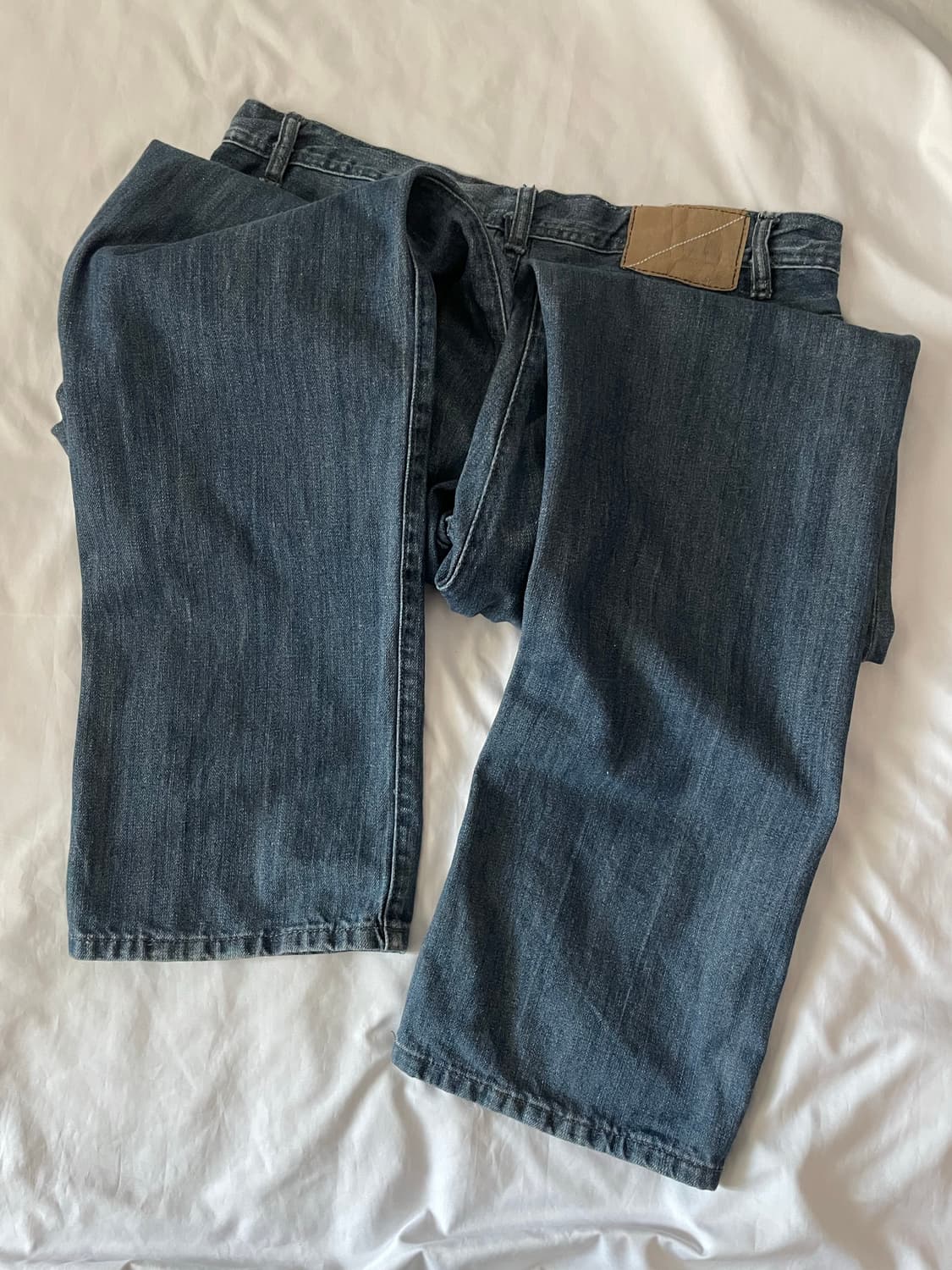 빈티지 y2k 션존 데님 와이드팬츠 상품이미지3