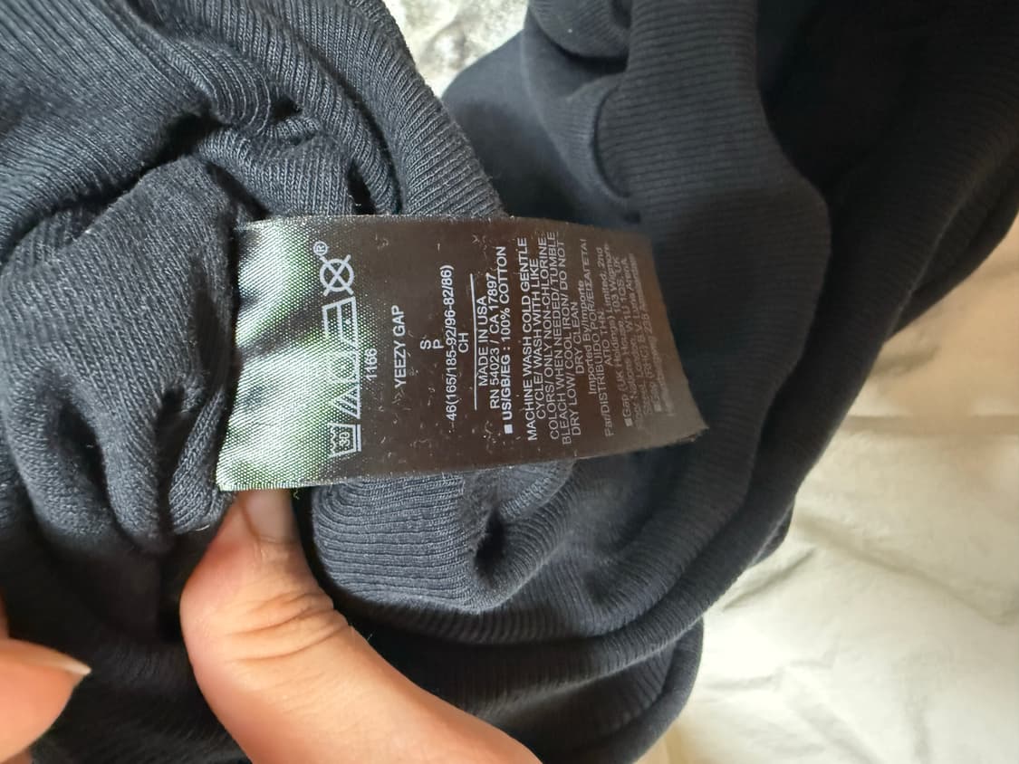 이지 갭 엔지니어드 바이 발렌시아가 도브 후드 워시드 블랙 상품이미지6