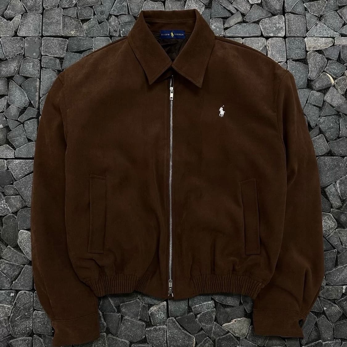폴로 브라운 스웨이드 자켓 상품이미지2