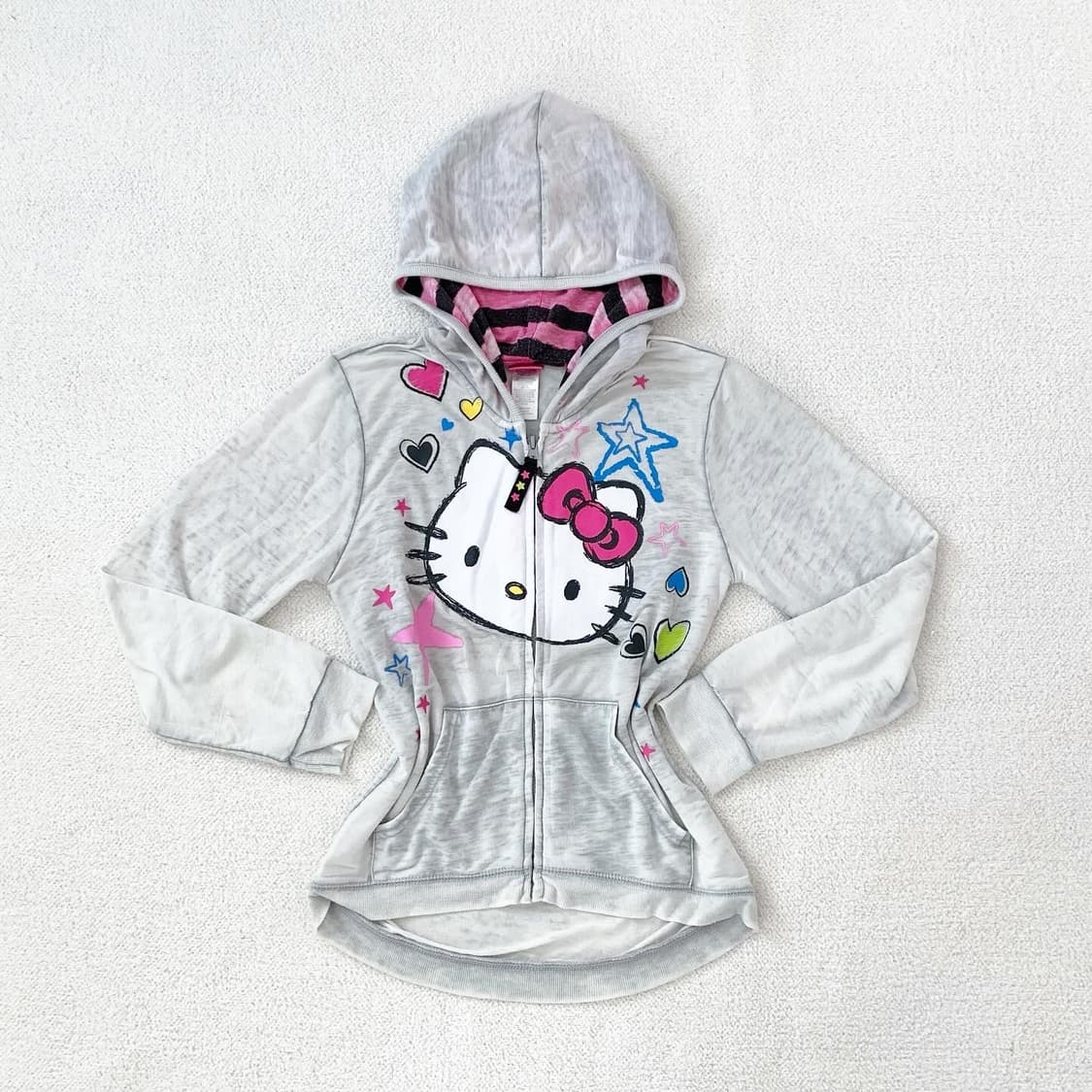 y2k 헬로키티 키치 후드집업 상품이미지1