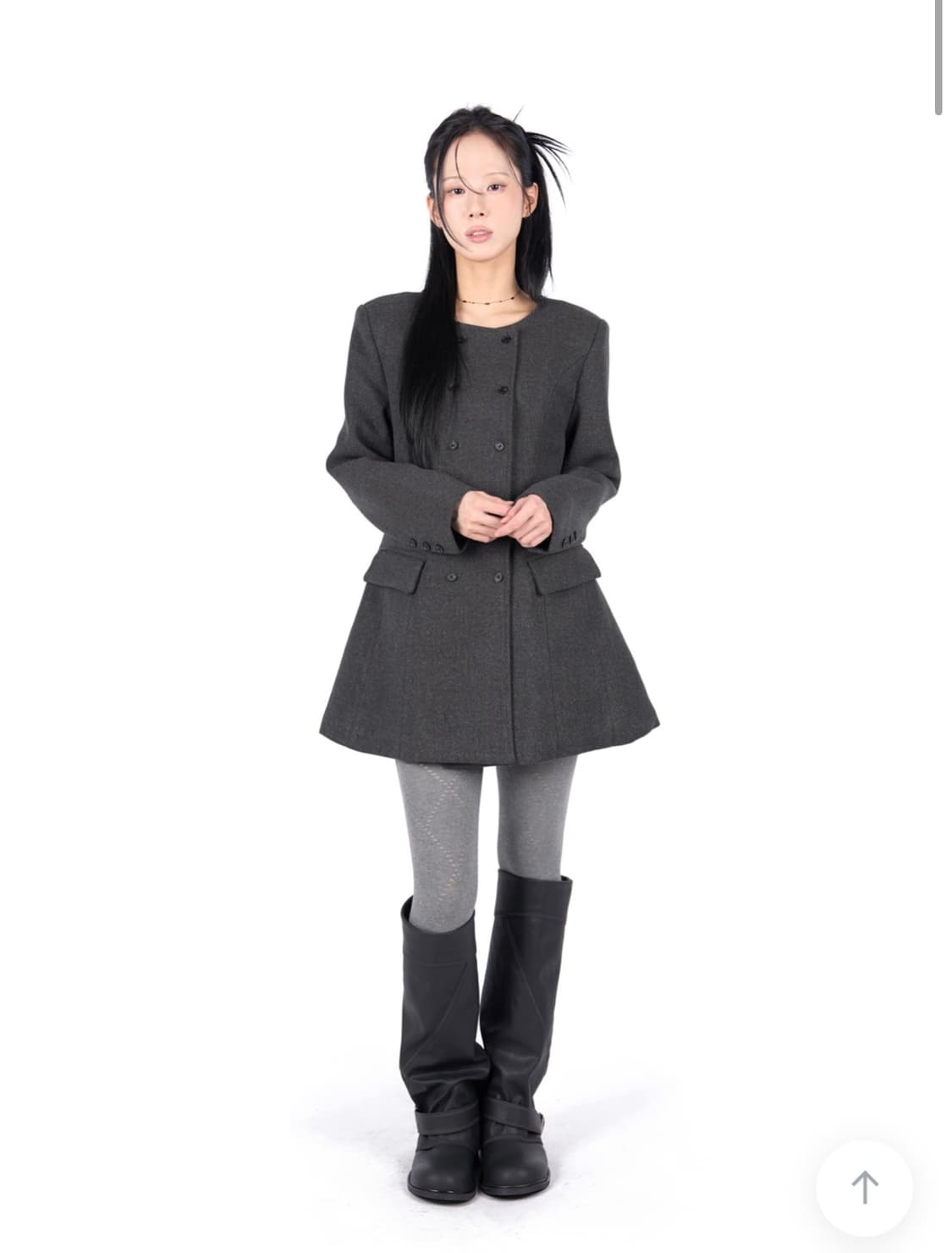 릿킴 SWAN FLARE DOUBLE COAT 상품이미지1