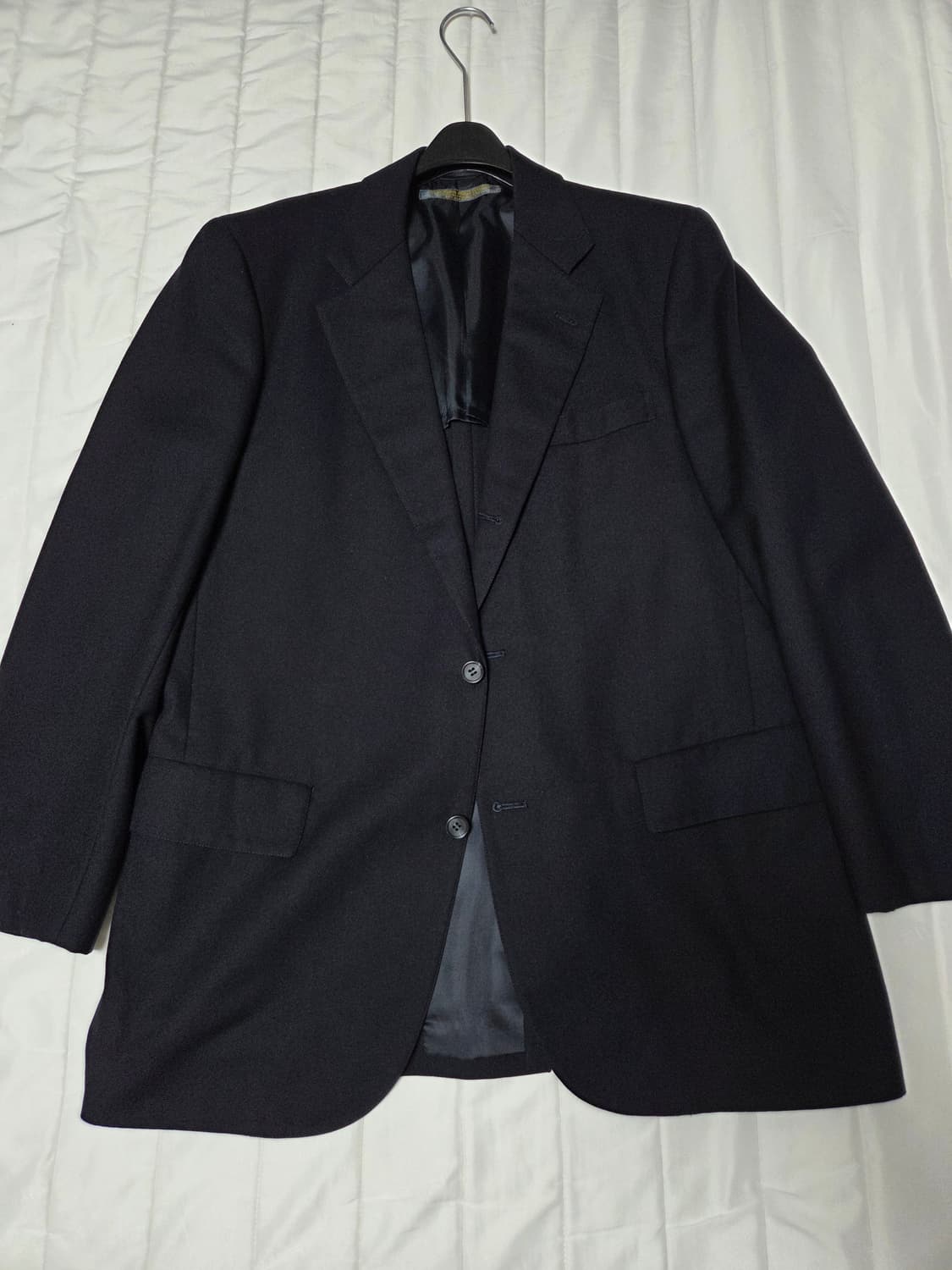 [2(100)]브룩스브라더스 울100 투버튼 네이비블레이저 상품이미지1