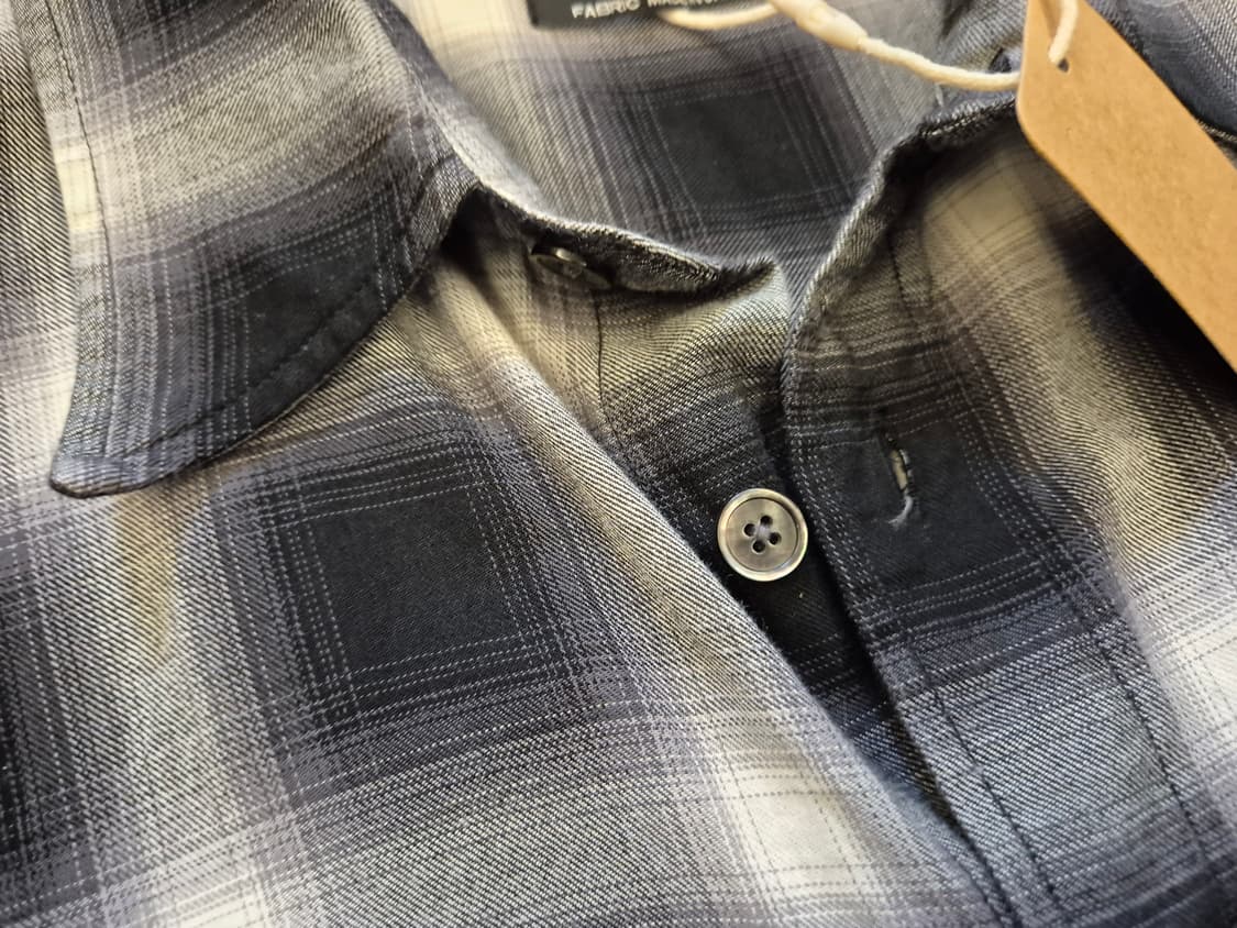 999HUMANITY 옴브레 체크 셔츠 상품이미지5