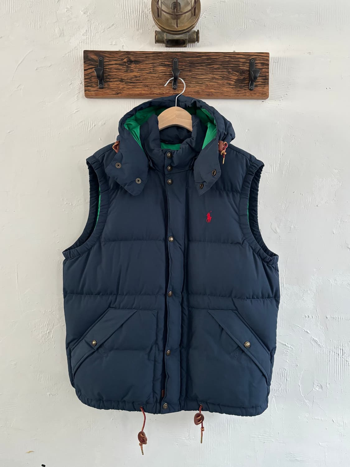 Polo 폴로 랄프로렌 신형 네이비컬러 덕다운 패딩 베스트 상품이미지3