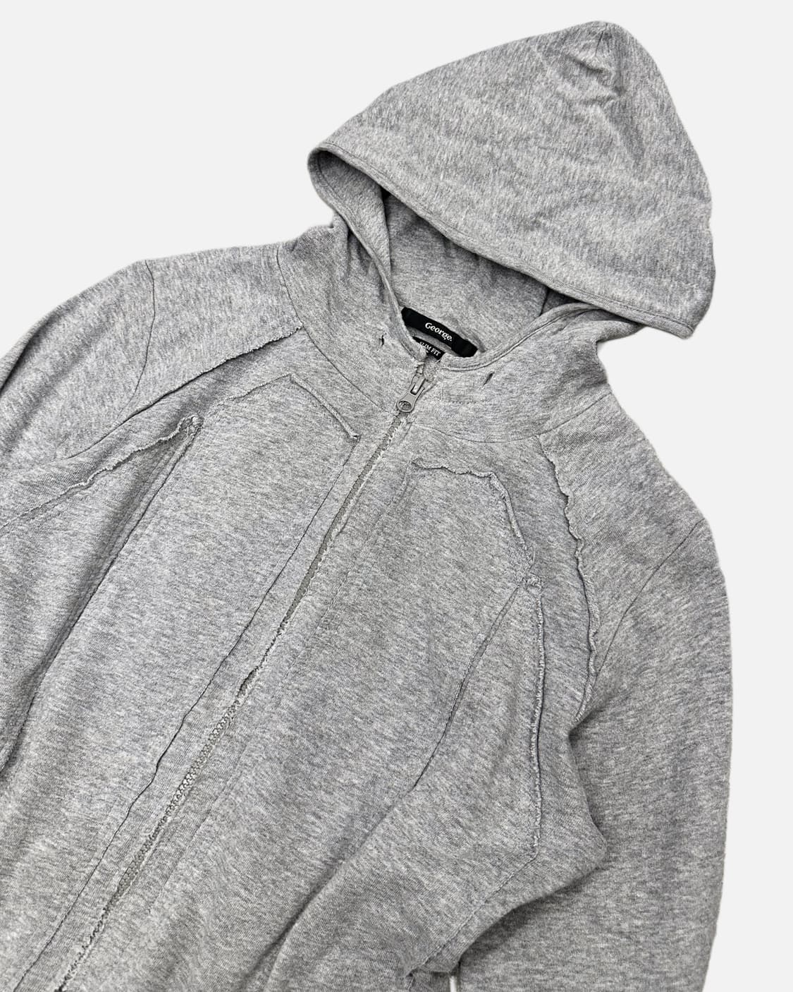 grunge pannel hood zip-up 상품이미지2