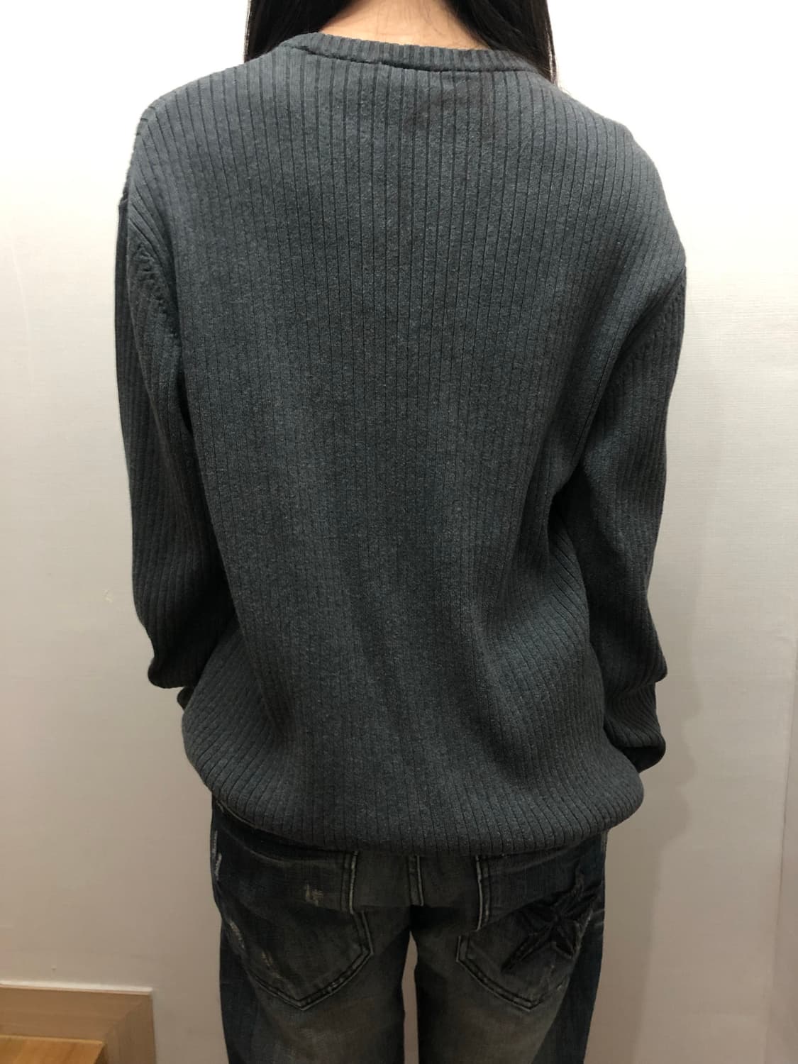 빈티지 DKNY 그레이 니트 상품이미지6