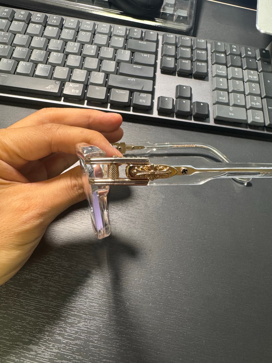 크롬하츠 벌지 클리어골드 안경 상품이미지3