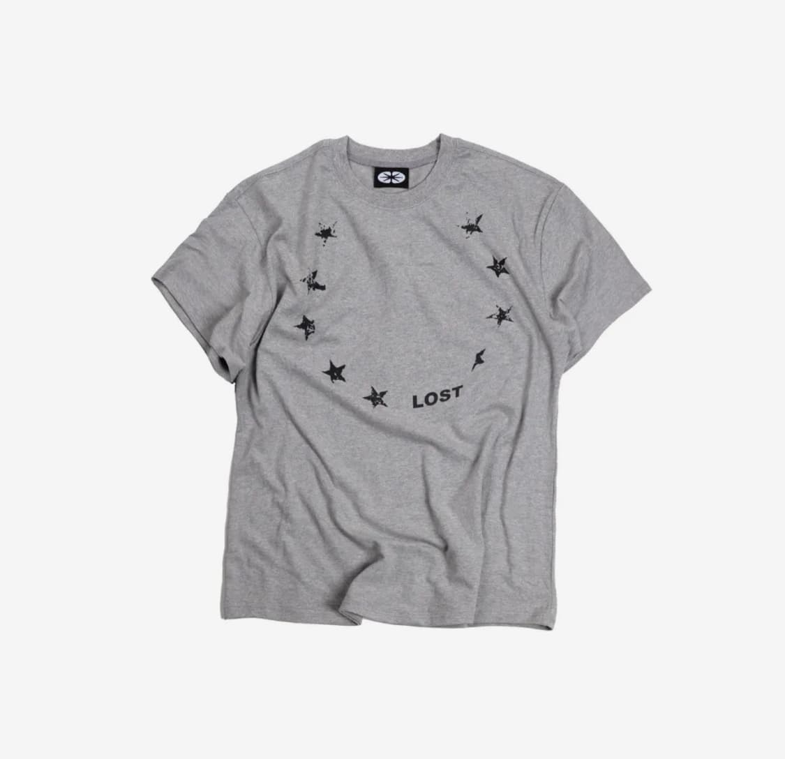 Star Lost T-Shirt Grey Small fit 상품이미지1