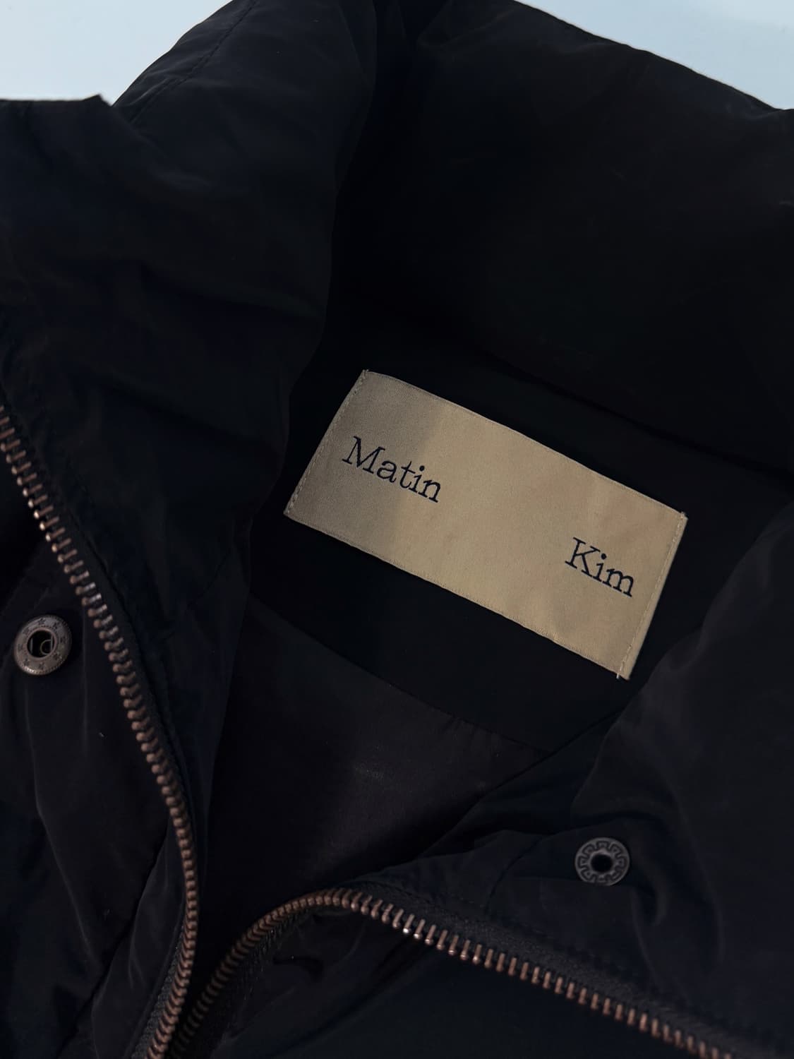 마뗑킴 스티치 코팅 다운 패딩 상품이미지8