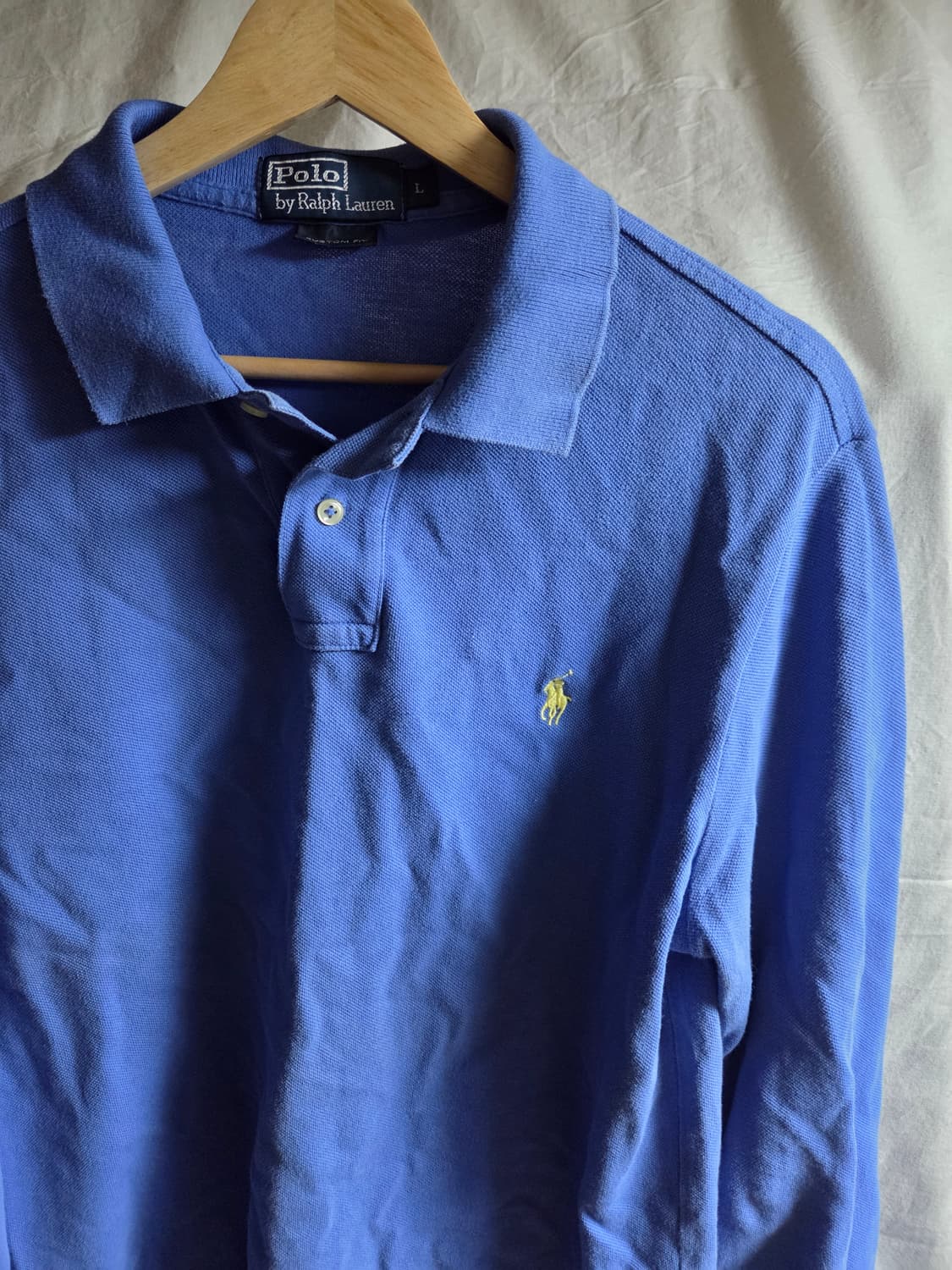 폴로 랄프로렌 긴팔 폴로셔츠 블루 L 95~100 상품이미지2