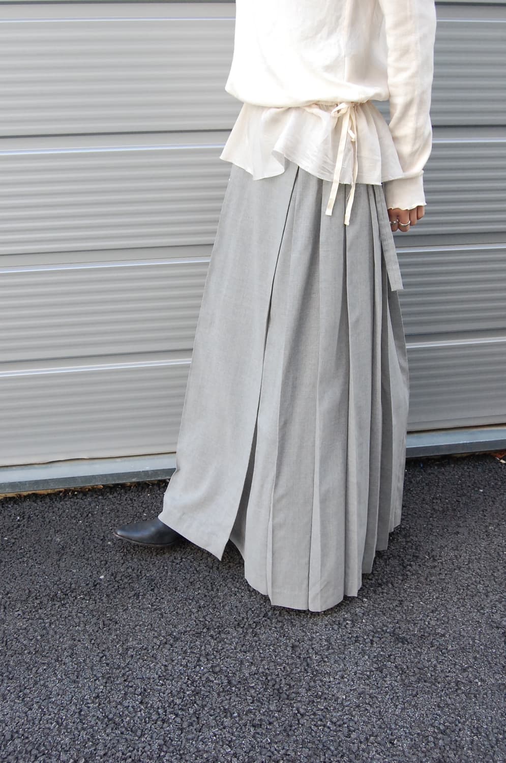 Iwish by Yohji Yamamoto pleats skirt 상품이미지4