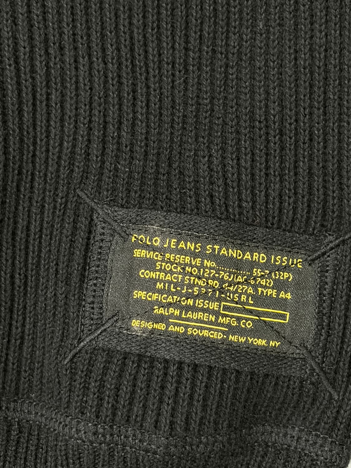 폴로 블랙 하프 집업 상품이미지2