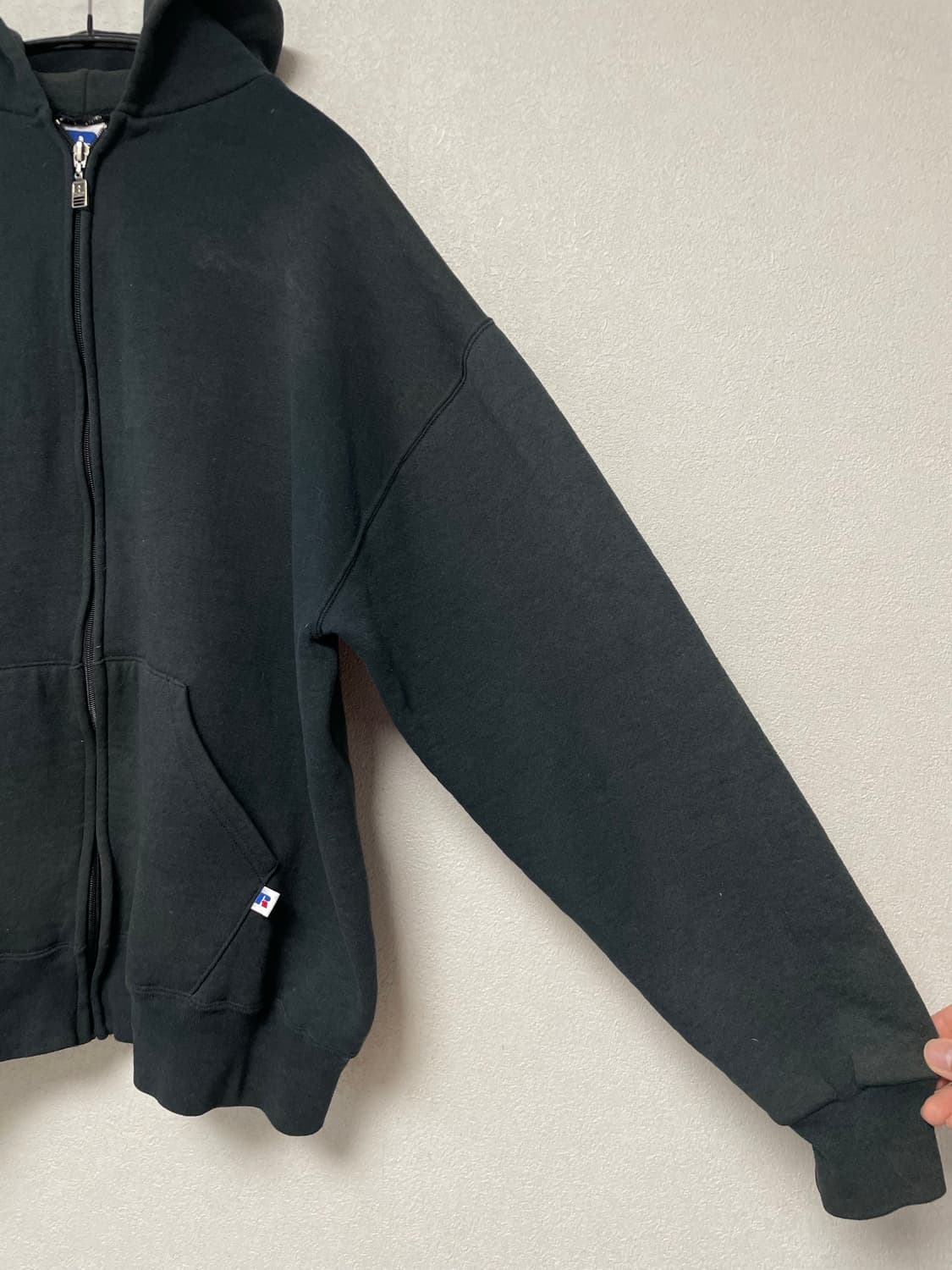 90s sunfaded russell athletic hoodie zip 상품이미지5