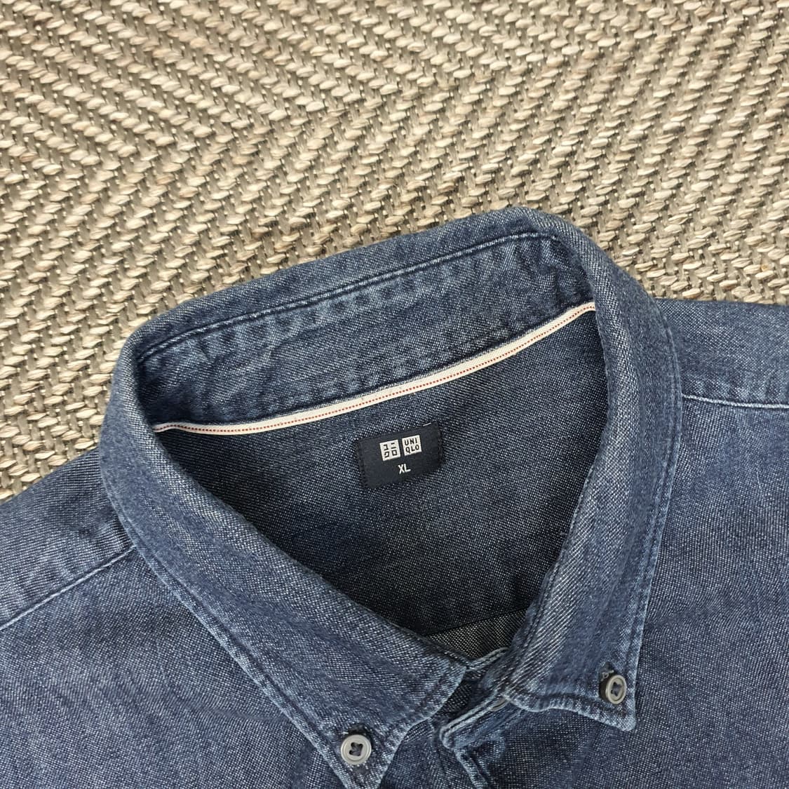 유니클로 데님 청셔츠 남자105~110 상품이미지2