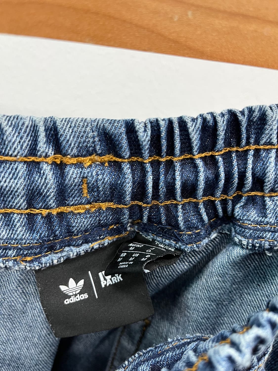 32) 아디다스 데님 조거팬츠  상품이미지5