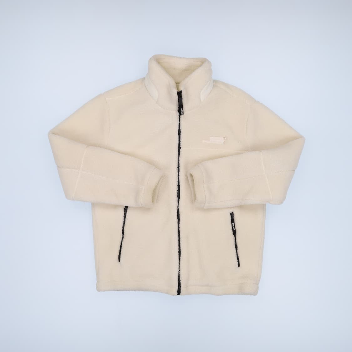 [L] 신형 게스 스몰로고 플리스 뽀글이 자켓 1104HR2 상품이미지1