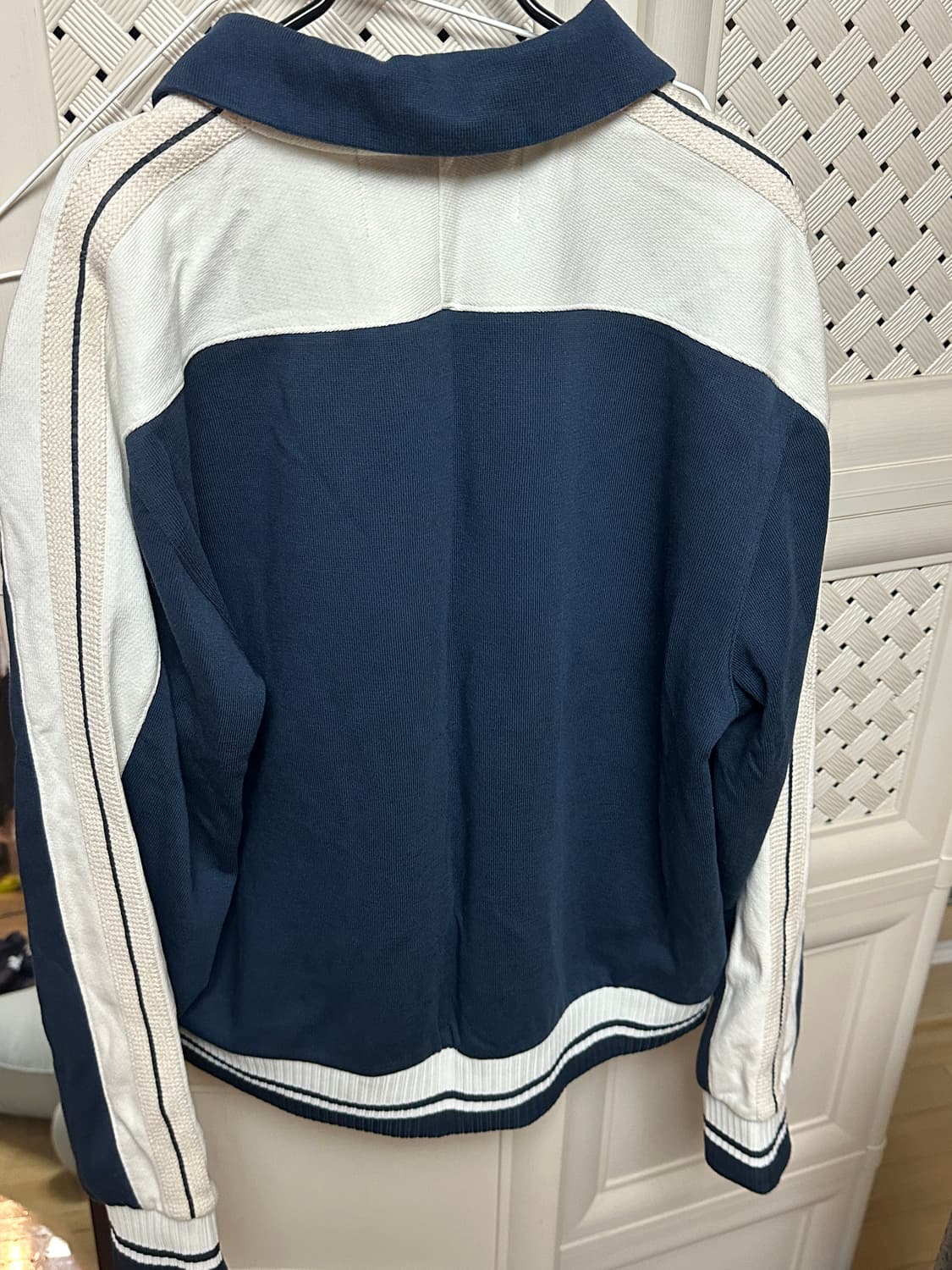 로턴 칼라 트랙 집업 자켓 클래식 네이비 상품이미지6