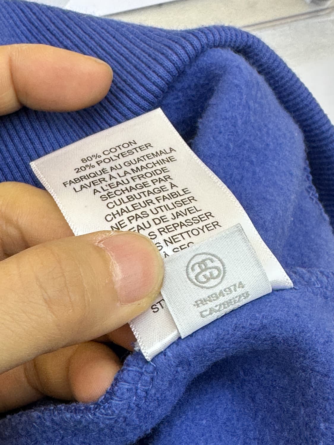 스투시 서울 빅 스탁 로고 크루넥 상품이미지7