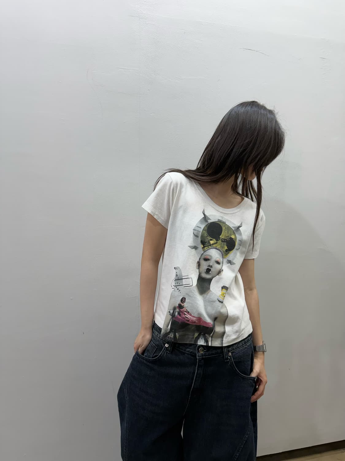 준지 x 알렉스앤펠릭스 그래픽 아트워크 티셔츠 상품이미지1