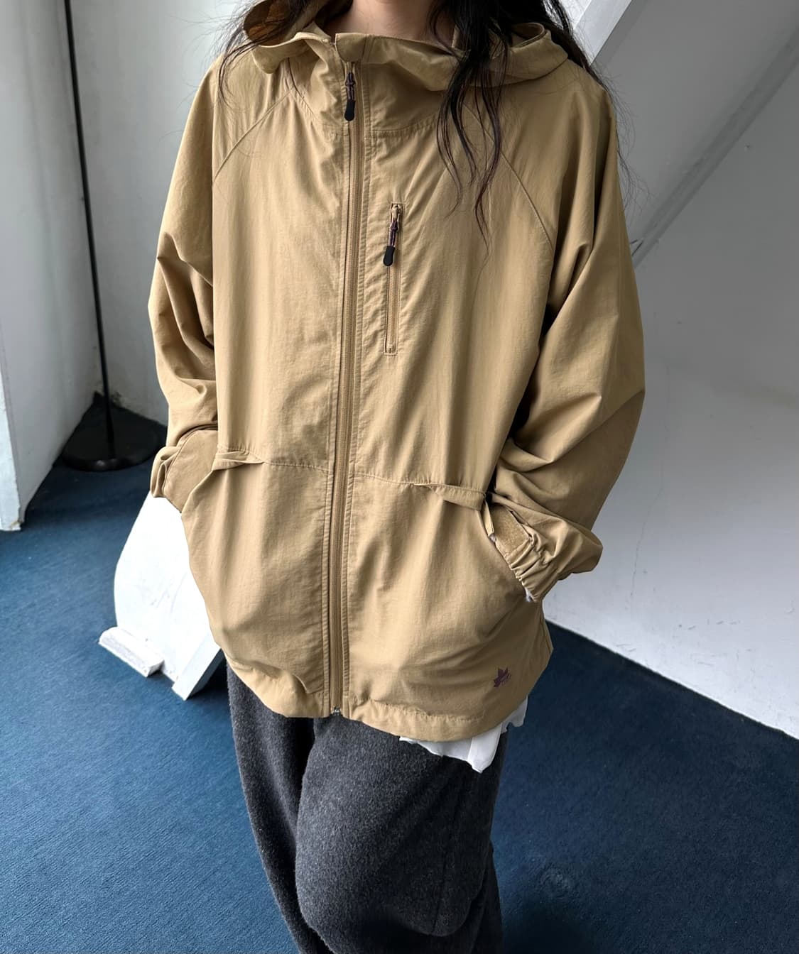 Stretched nylon design mountain parka 상품이미지3