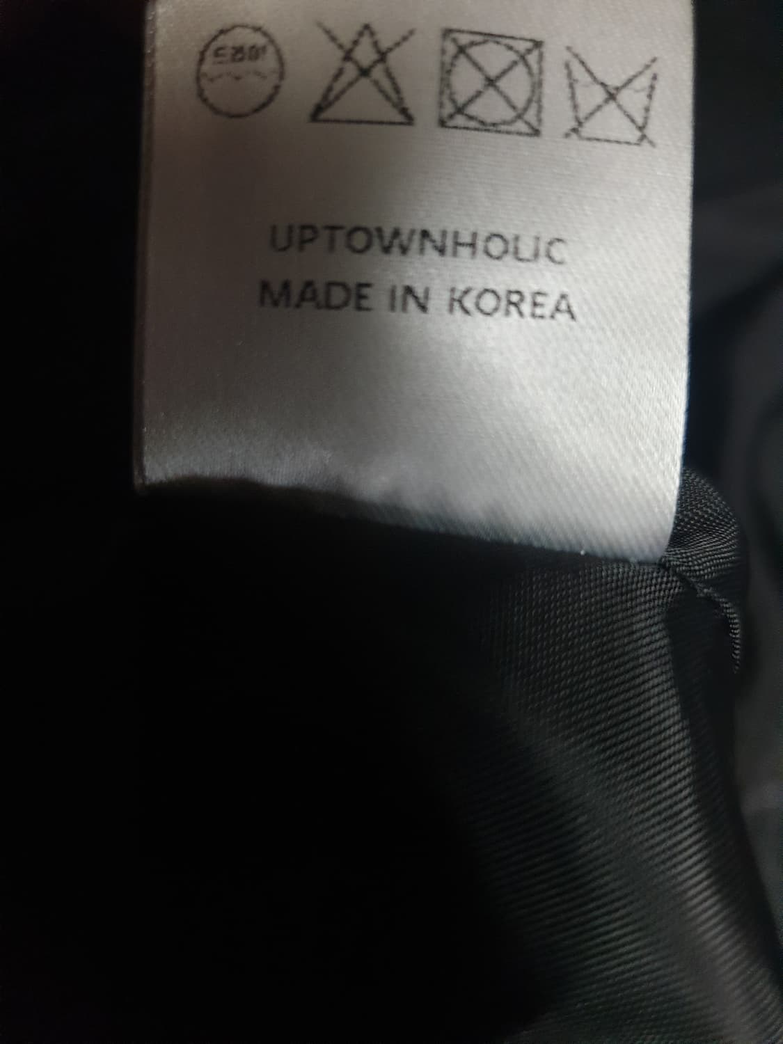 HOUR 베이직 리얼버튼 폴리 블레이저 블랙 (F) 상품이미지6