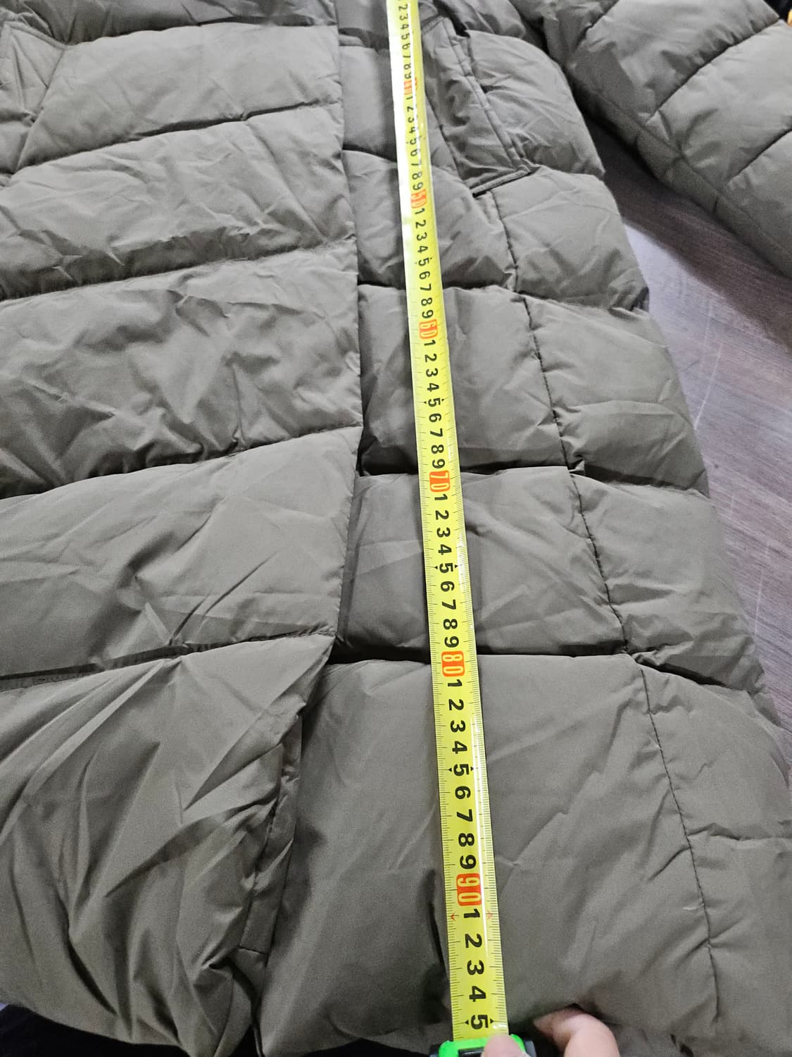 CC  collect  카키색 롱 패딩 점퍼 66 상품이미지6